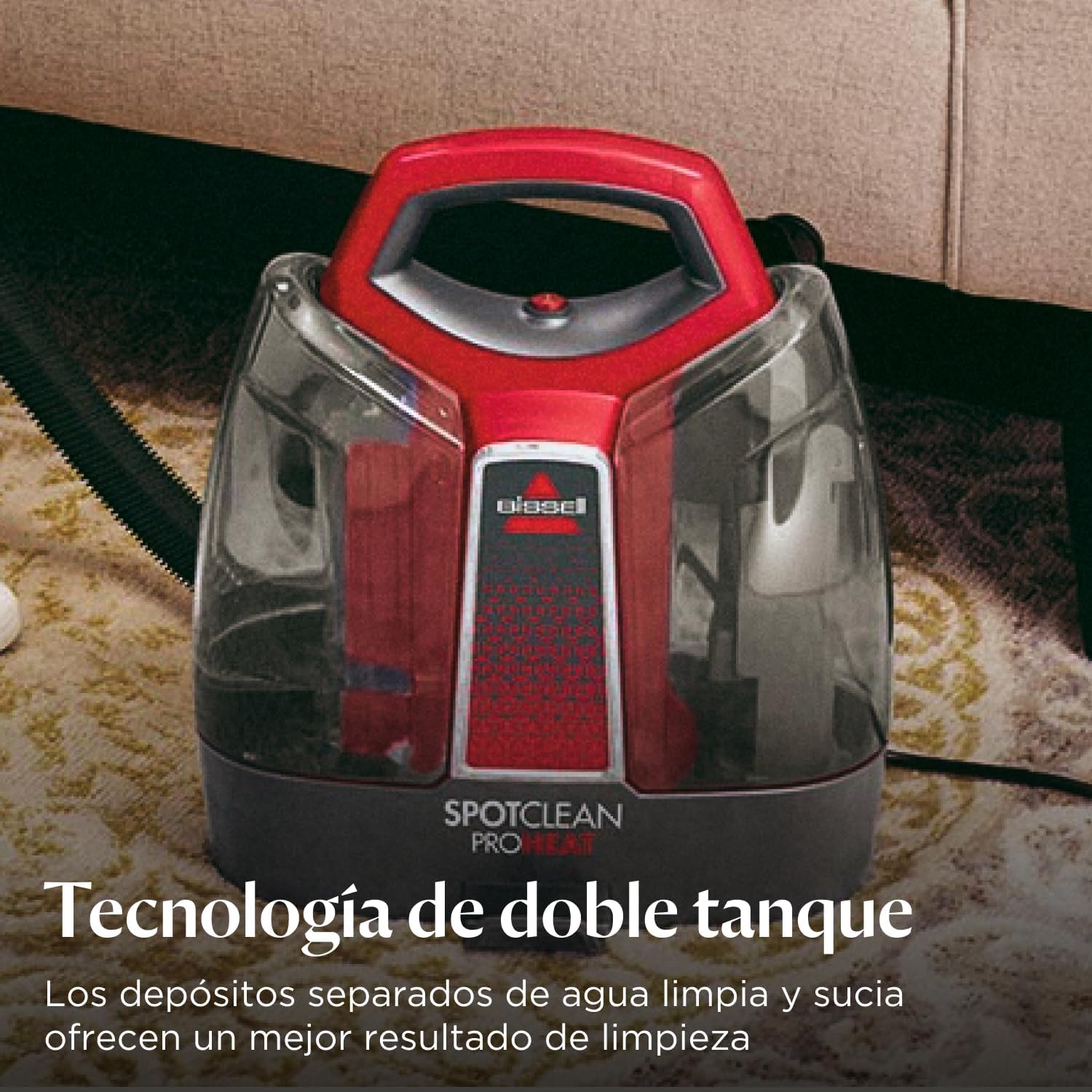 Bissell Spotclean Proheat Máquina de limpeza de tapetes e estofos