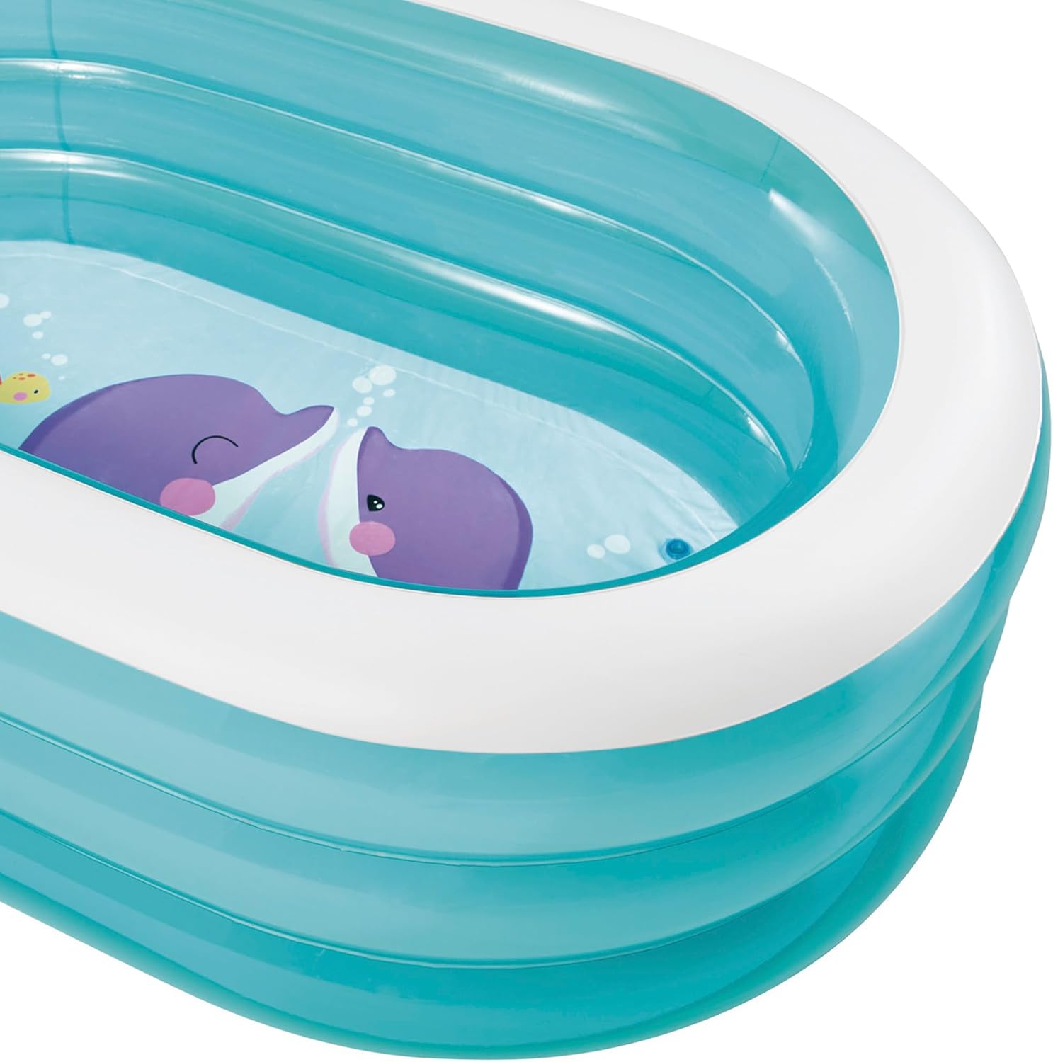 Intex 57482NP Piscina insuflável My Sea Friends 163 x 107 x 46 cm, 230 litros, cor/modelo sortido