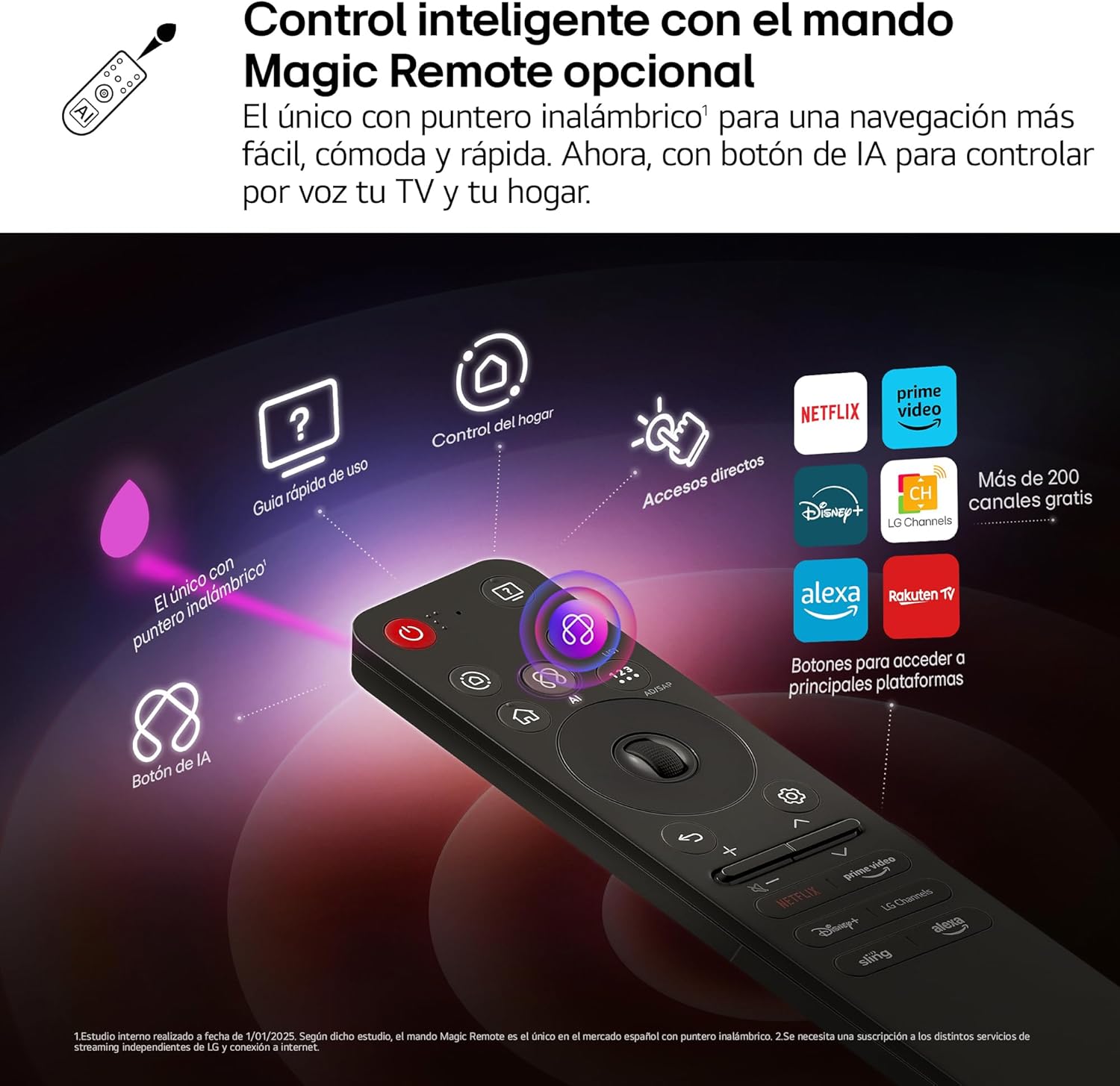 LG 43UA73006LA Televisão 43", UHD 4K, WebOS 25, Ultimate IA, HDR10 Pro, Super Upscaling, Dolby Digital Plus, Google Assistant, preto