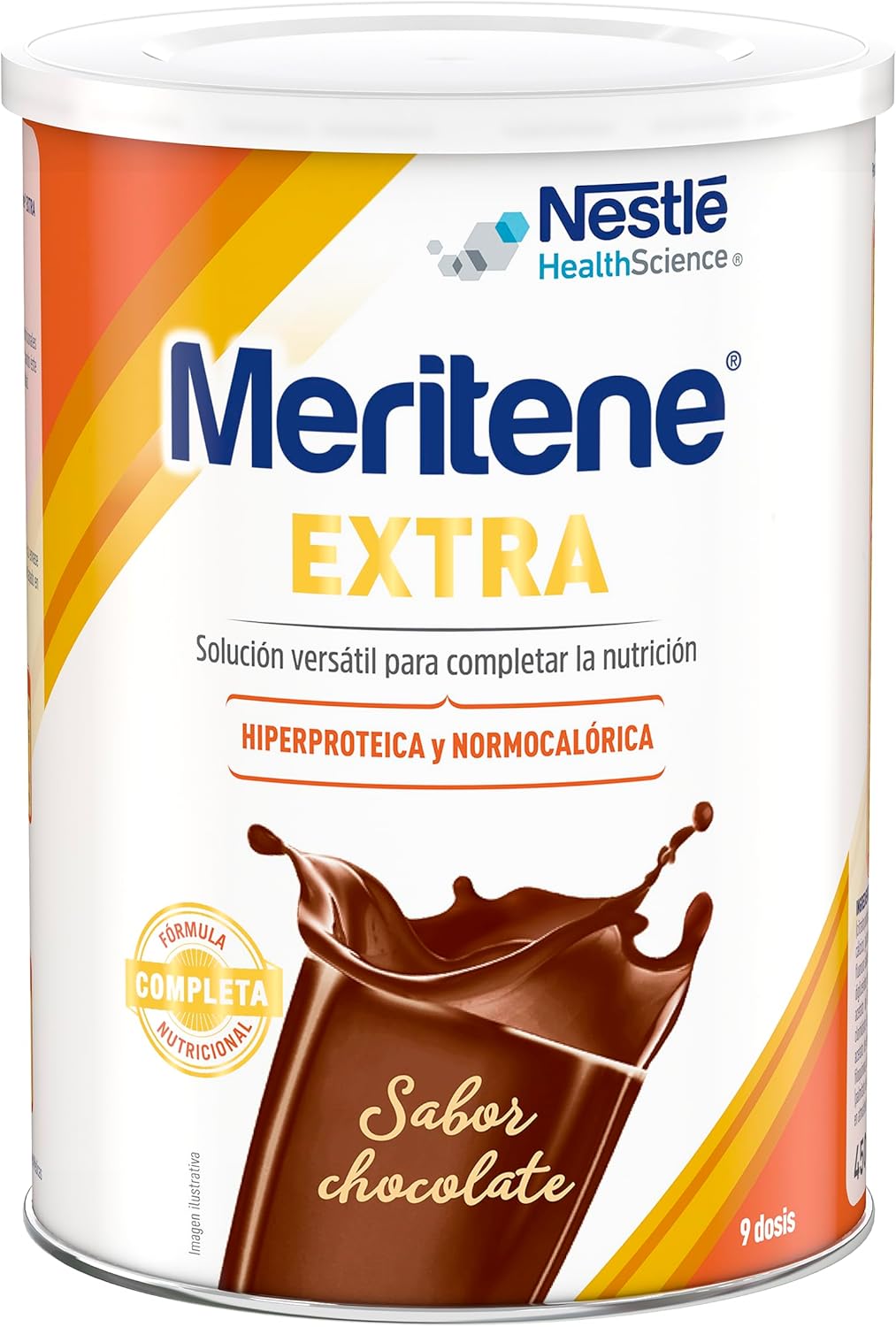 Meritene | Extra Chocolate | Suplemento Proteico y Calórico para Pacientes con Requerimientos Especiales | Formato Polvo | 450 g