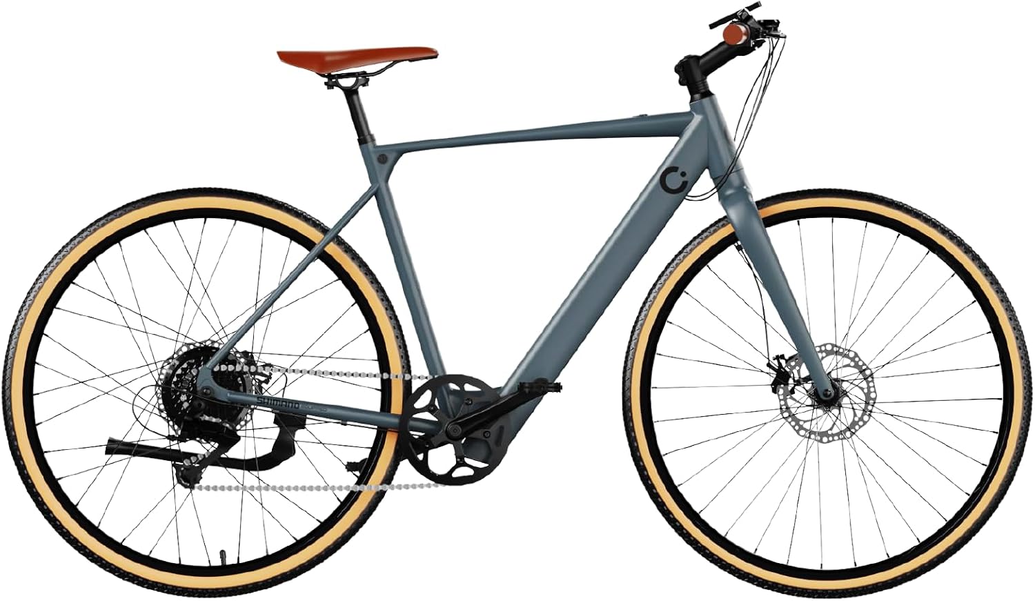Cecotec Bicicleta Eléctrica de Ciudad, Ruedas 28", hasta 70-90 Km de autonomía, Cuadro Aluminio, Suspensión Delantera, Cambio Shimano, Disco de Freno, Pantalla