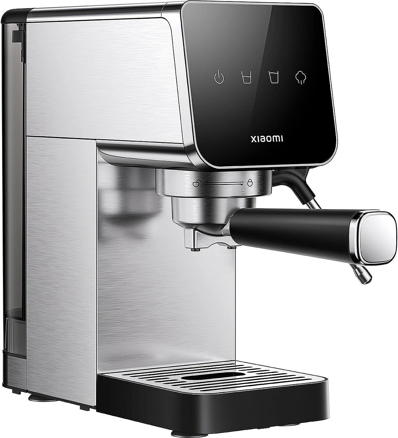 Xiaomi Máquina espresso semiautomática, bomba de 20 bares, tanque de 0,9 l, design compacto, 1350 W