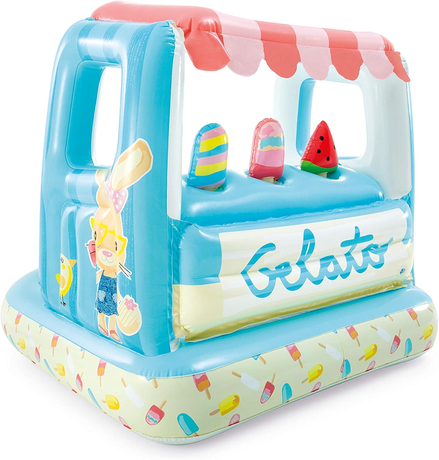 Centro de juegos INTEX heladería hinchable con 3 helados
