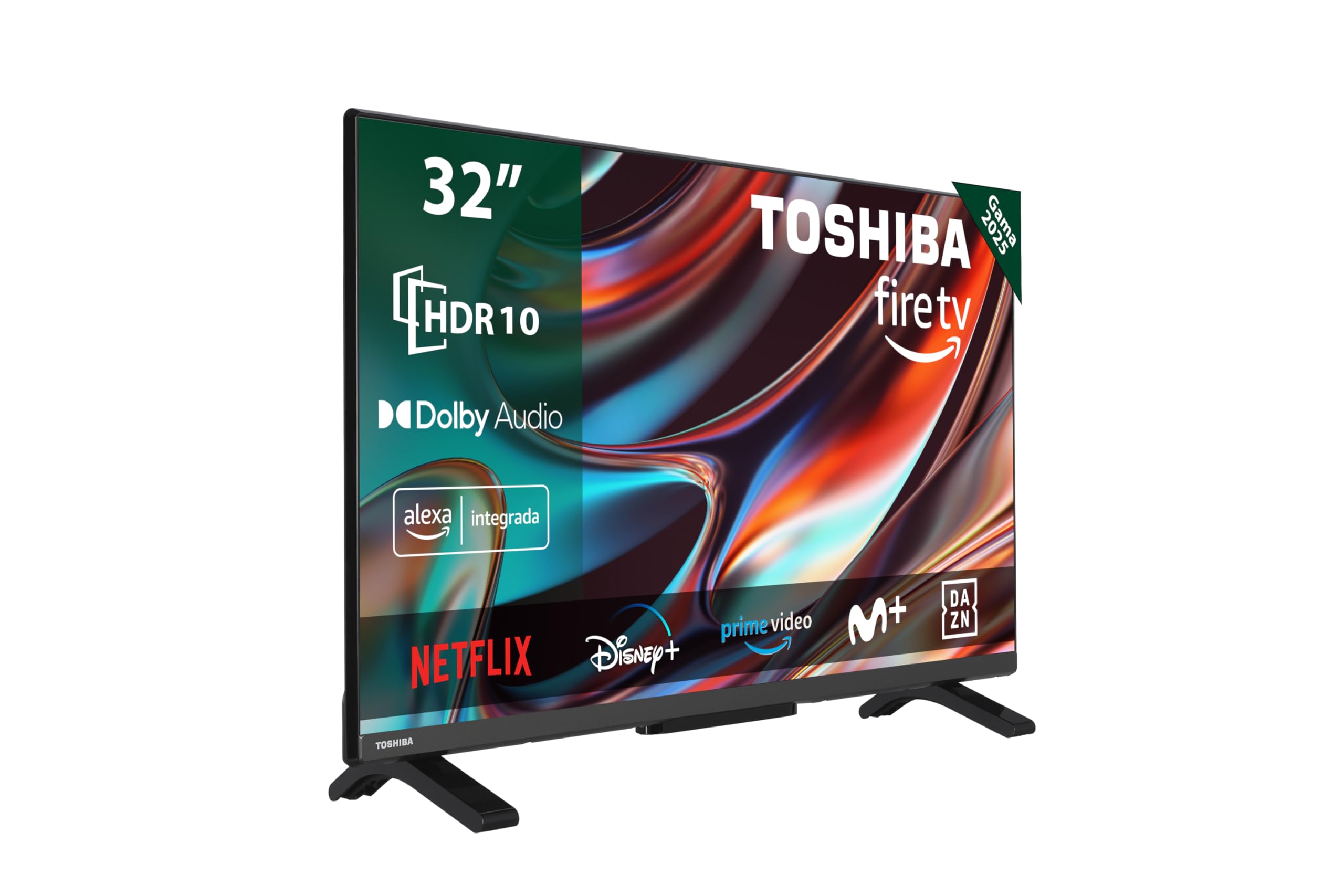 TOSHIBA 50UV2363DG Smart TV 4K UHD de 50", sin Marcos, con HDR10, Dolby Audio, Compatible con Asistente de Voz Alexa y Google