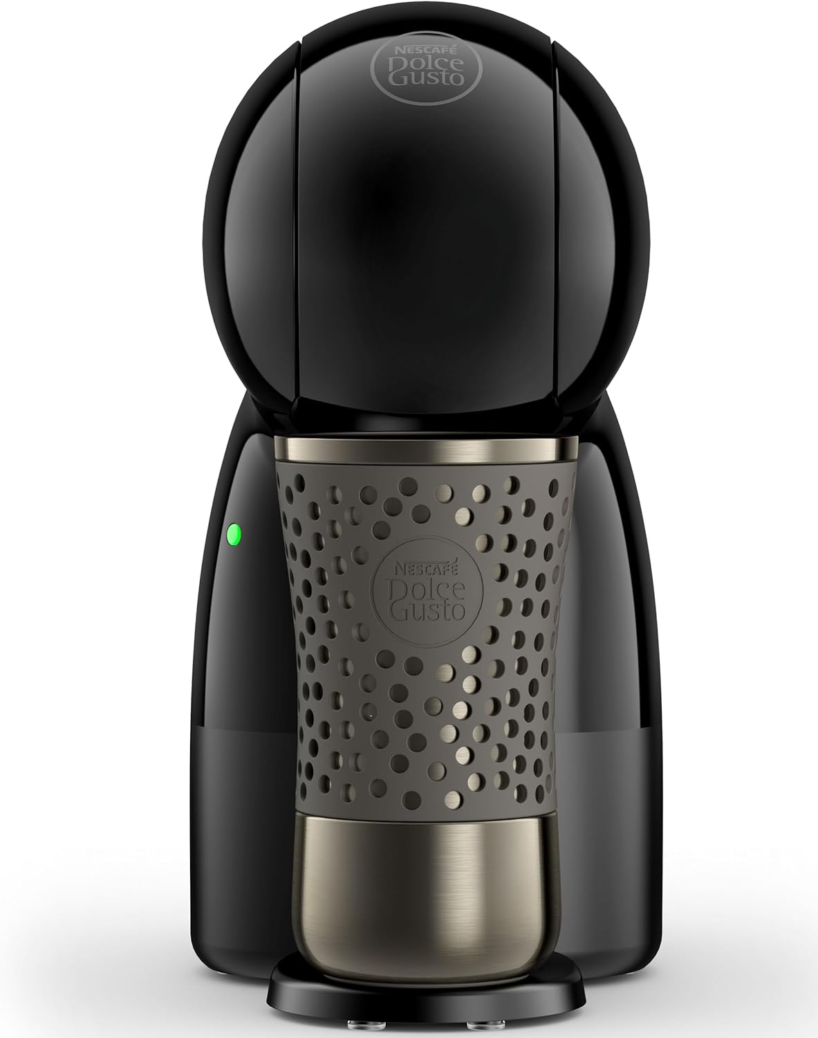 Krups Nescafé Dolce Gusto Piccolo XS KP1A3BCAS - Cafetera de cápsulas de 15 bares,0.8L capacidad, caliente en 40 s, modo eco, color negro