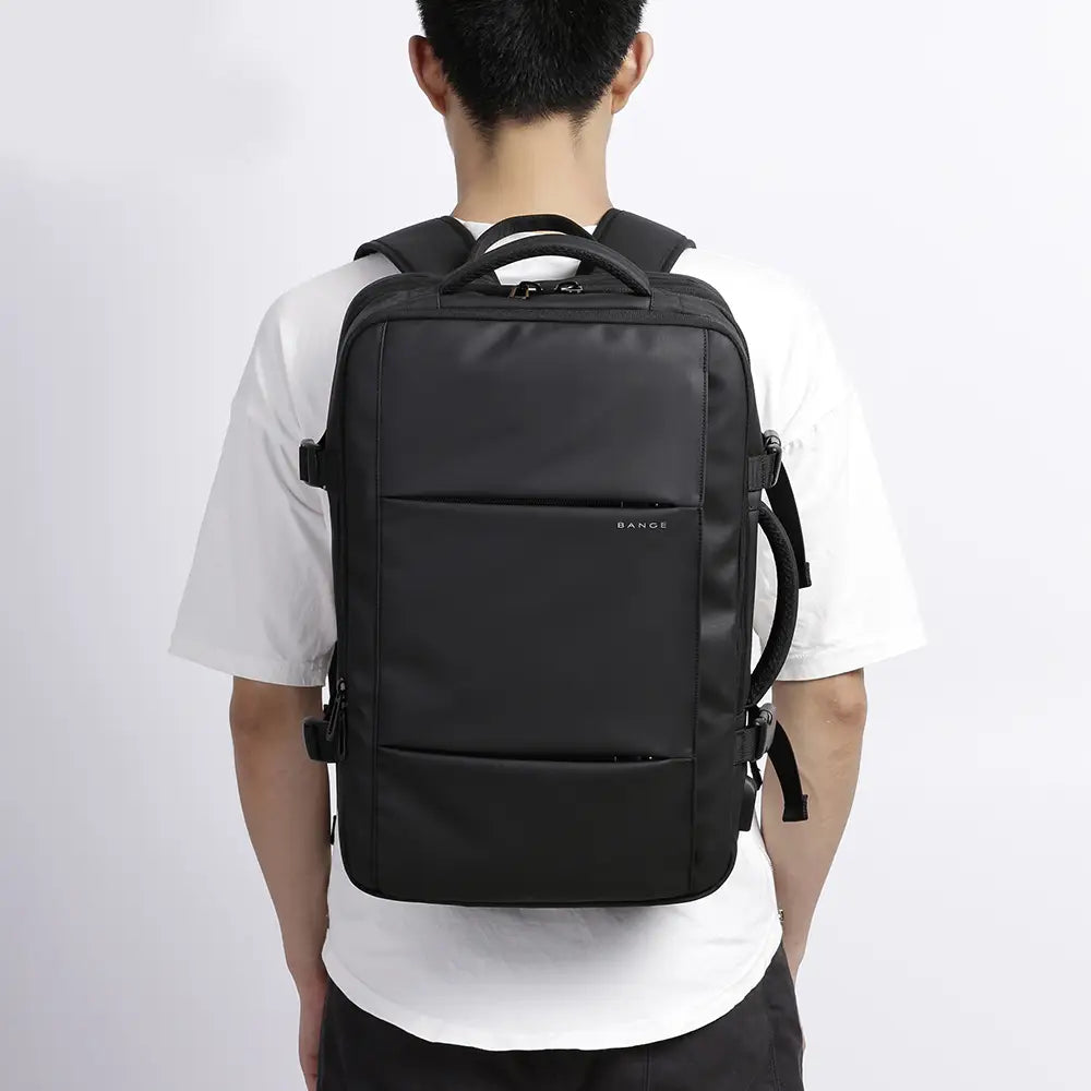 Mochila para homem estudantes universitários mochila computador grande capacidade viagens de negócios impermeável