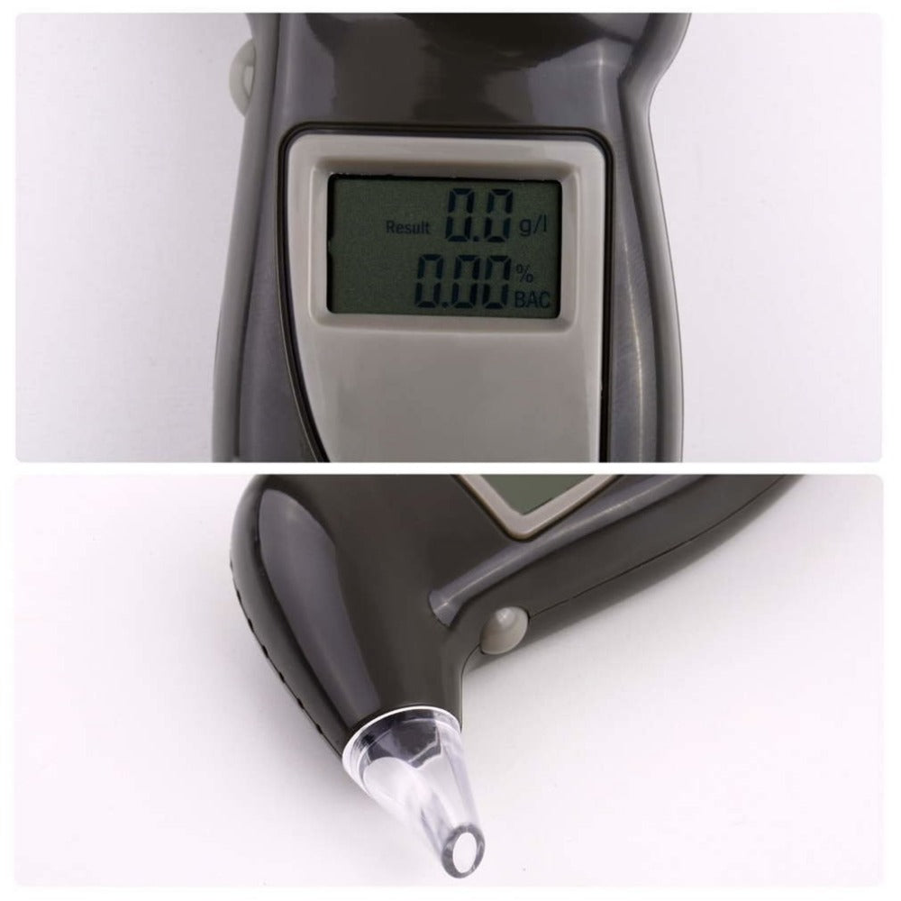 Detetor de Alcool no sangue, teste alcoolemia, porta-chaves, dispositivo de teste de álcool, LCD