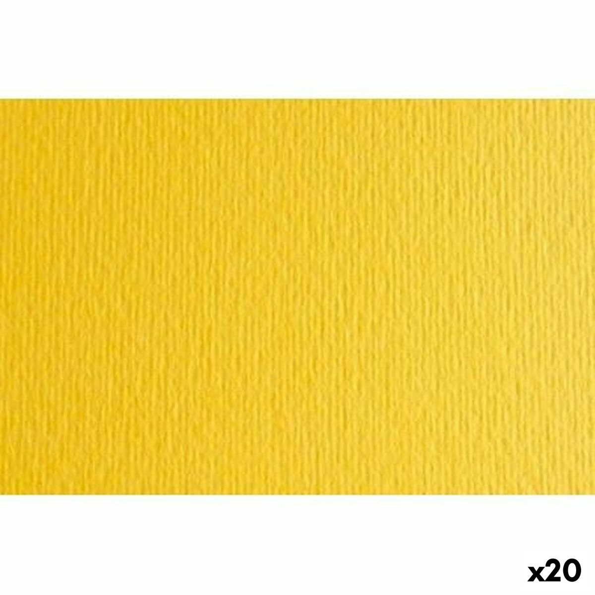 Cartolina Sadipal LR 220 Amarelo 50 x 70 cm Texturada (20 Unidades)