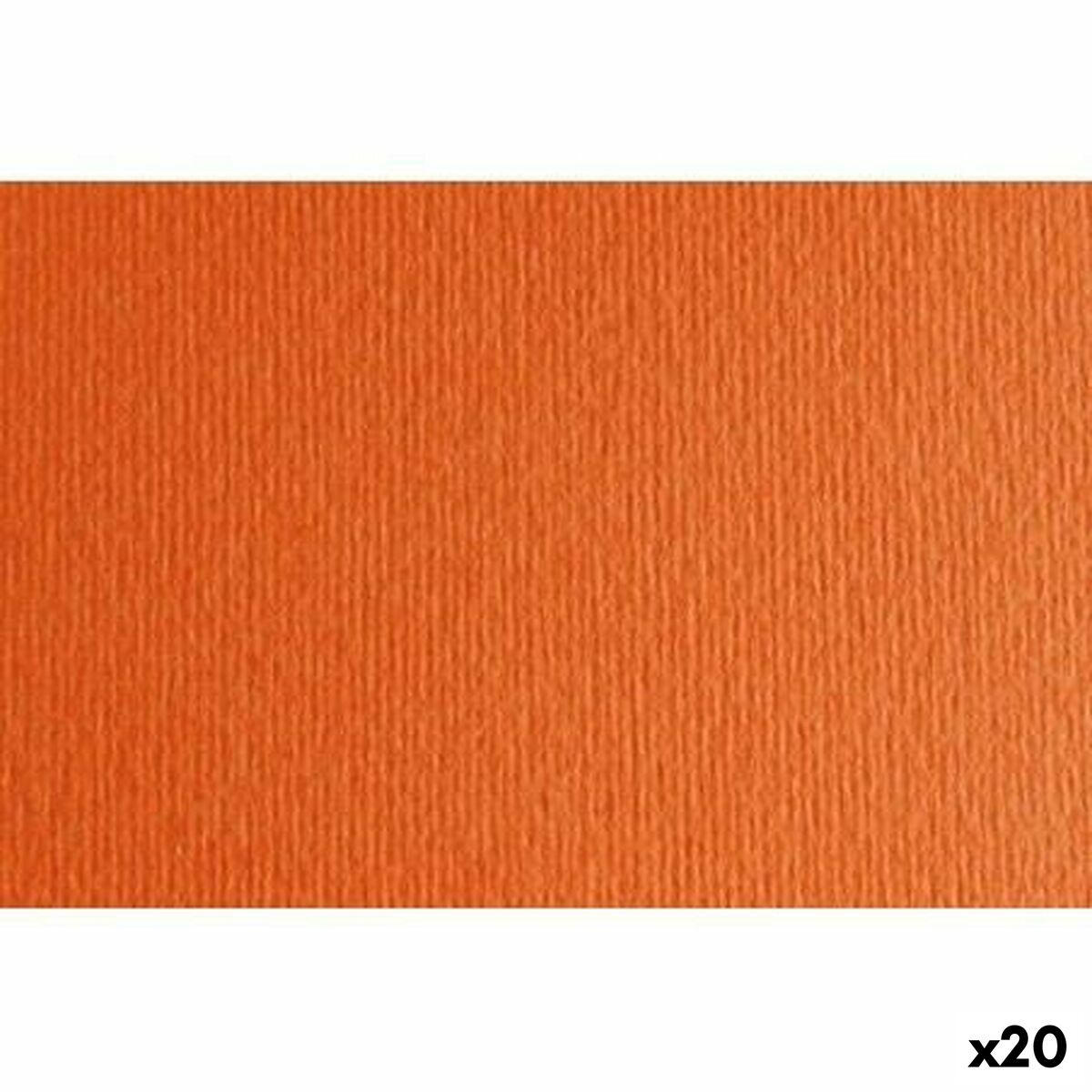Cartolina Sadipal LR 220 Laranja 50 x 70 cm Texturada (20 Unidades)