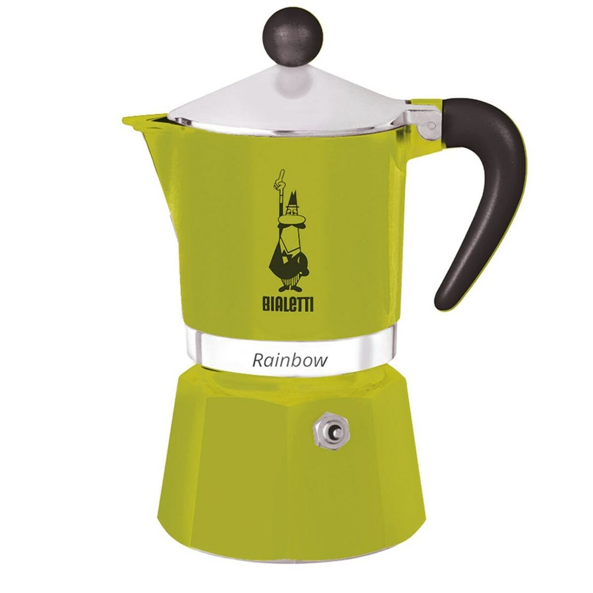 Cafeteira Italiana Bialetti Rainbow Vert Metal Alumínio