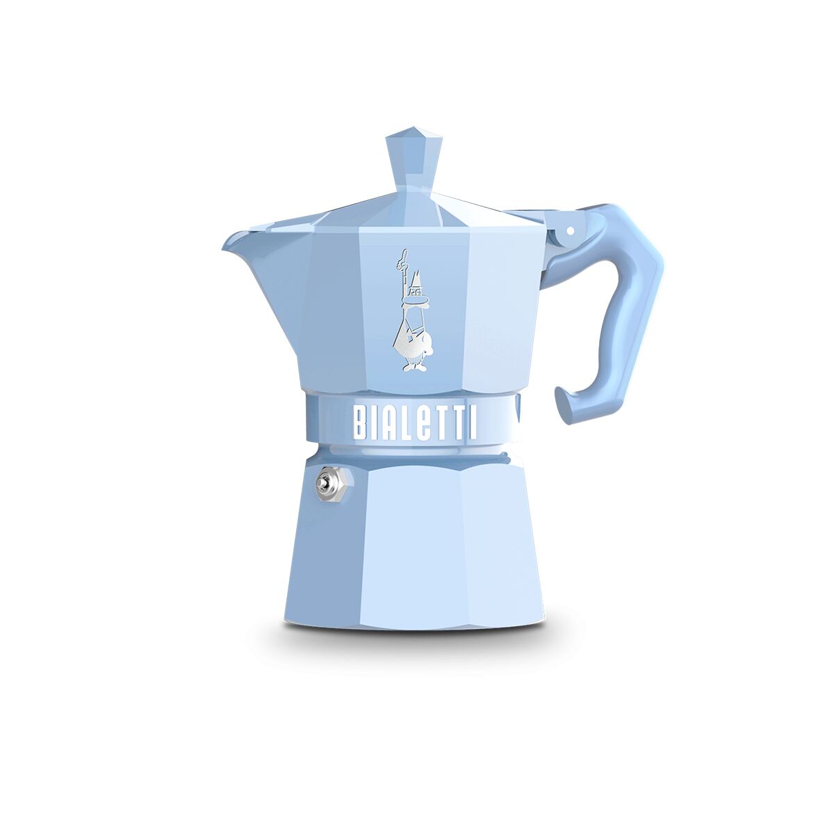 Cafeteira Italiana Bialetti MOKA EXCLUSIVE Azul Alumínio 3 Kopjes