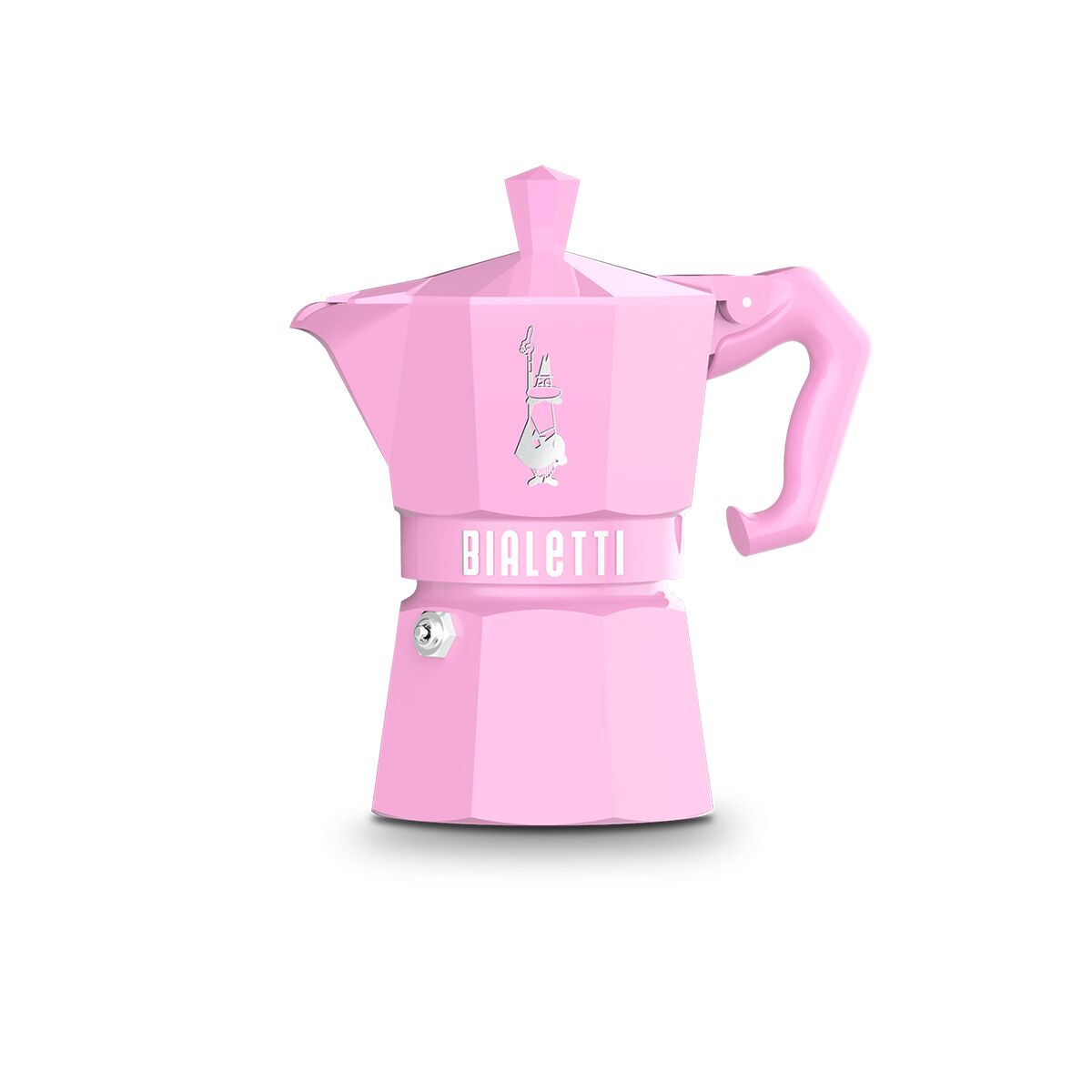 Cafeteira Italiana Bialetti MOKA EXCLUSIVE 3T Cor de Rosa Alumínio Baquelite 3 Kopjes
