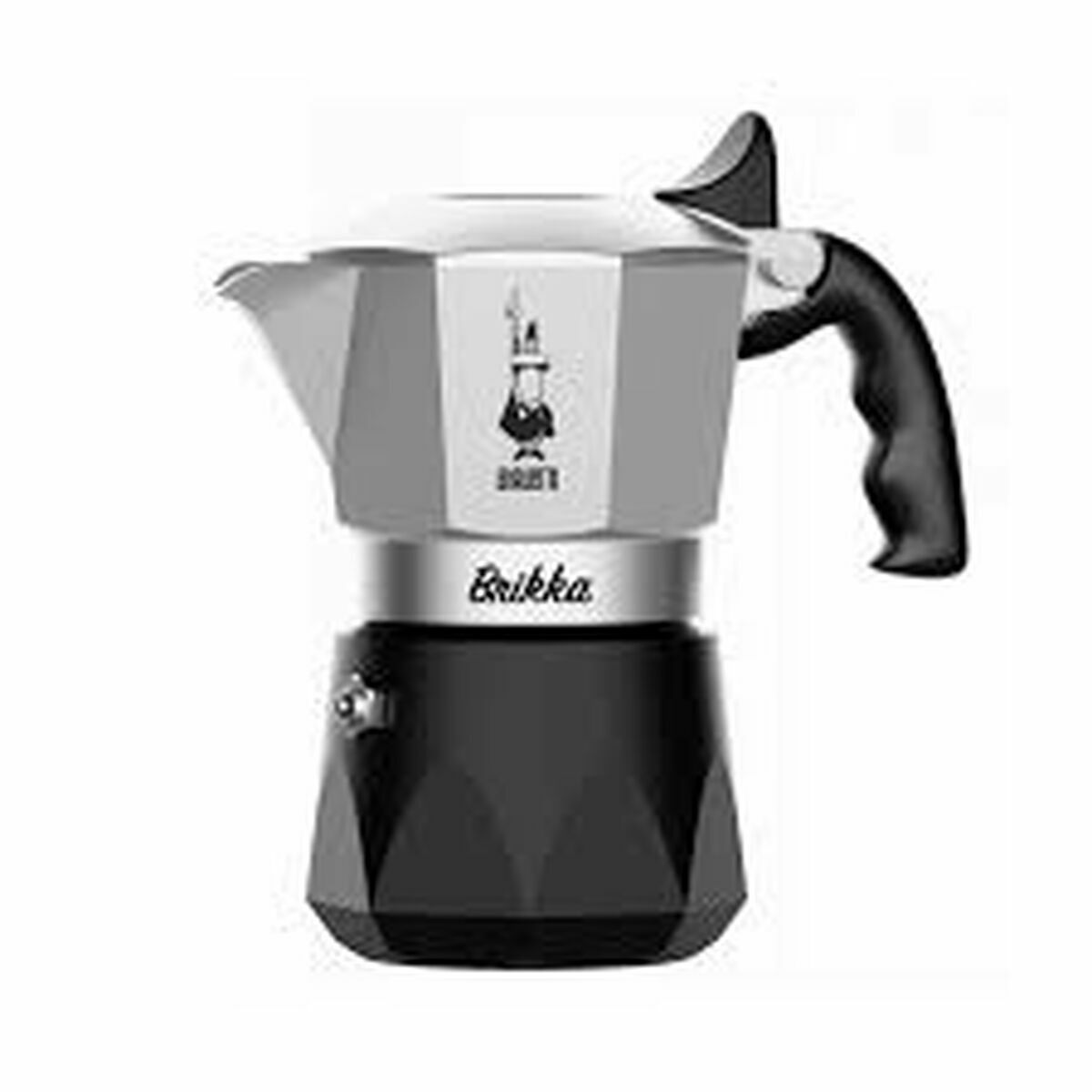Cafeteira Italiana Bialetti Brikka 2TZ Preto Alumínio 2 Kopjes