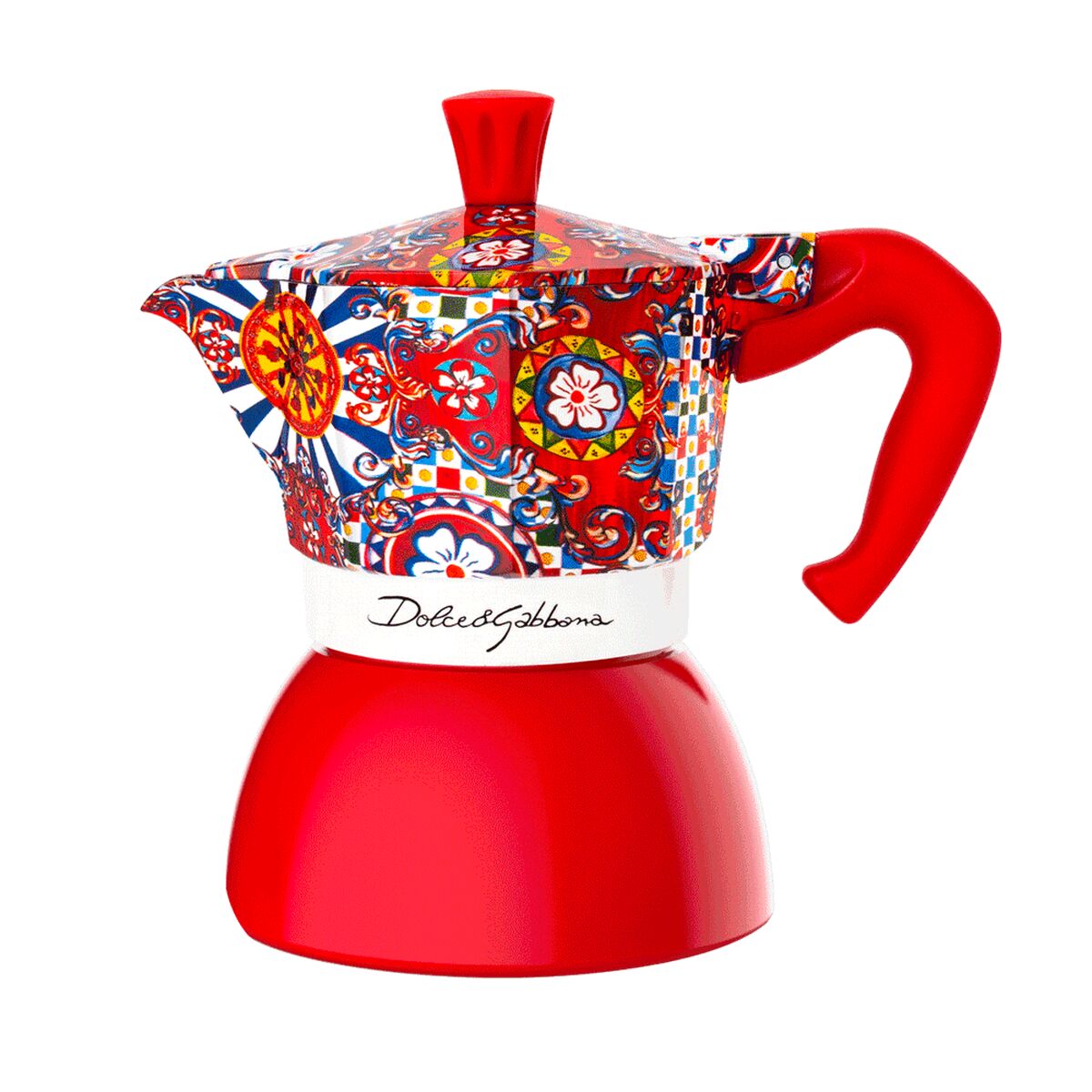 Cafeteira Italiana Bialetti D&G RED 4T Vermelho Aço inoxidável 4 Kopjes