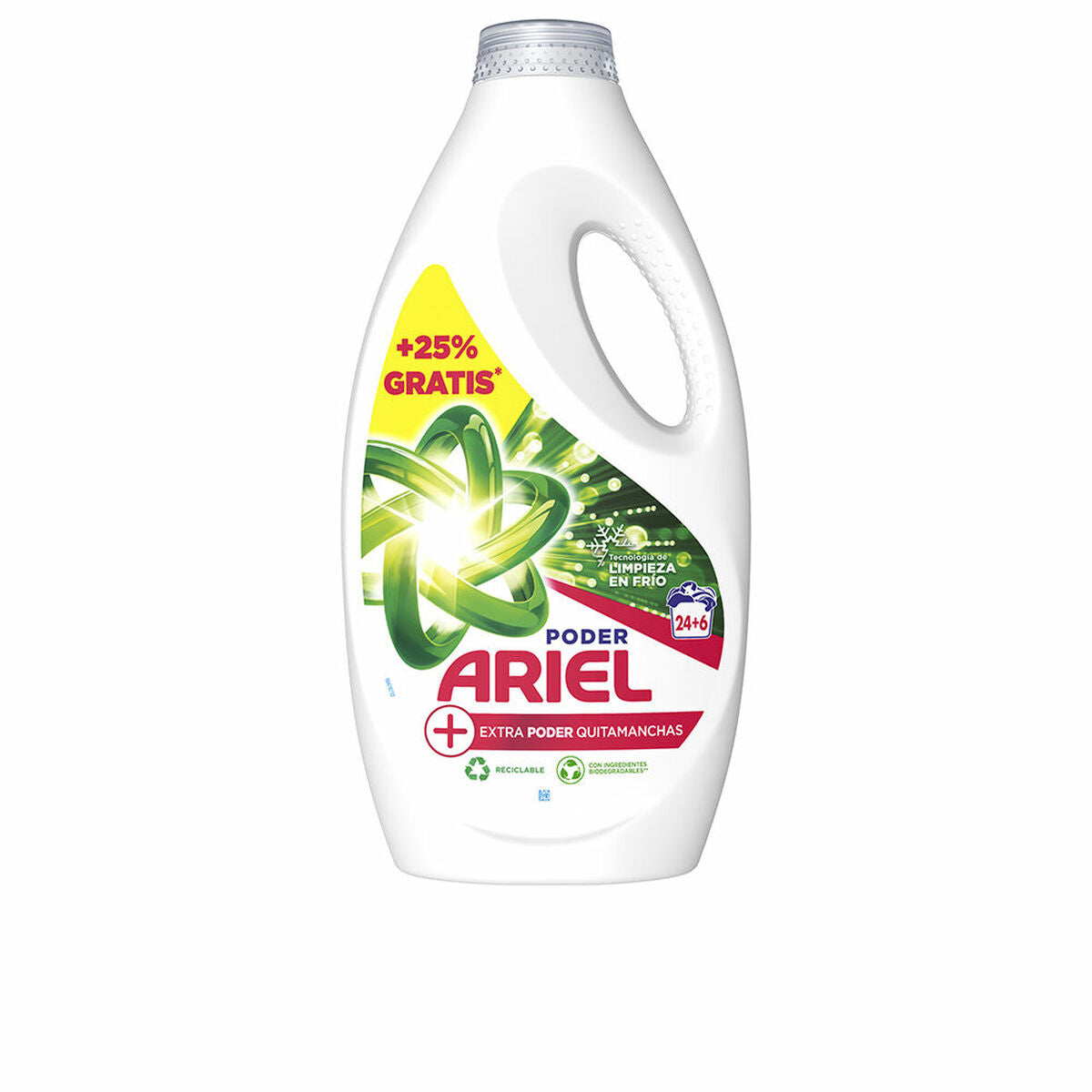 Detergente líquido Ariel Poder Original Tira Manchas 30 lavagens