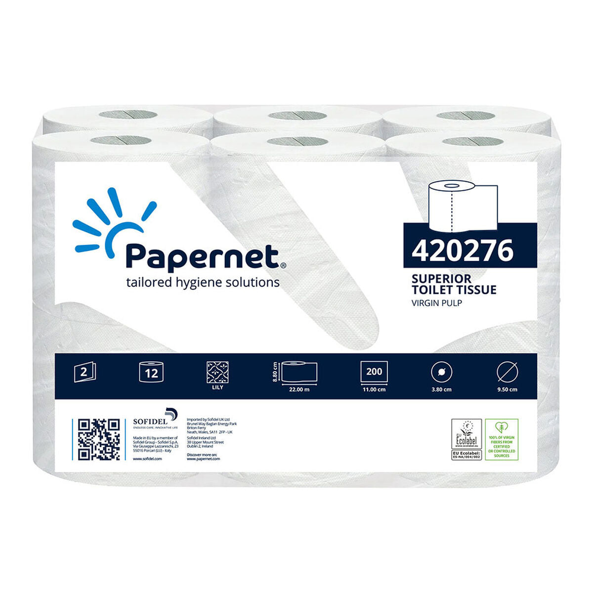 Papel Higiénico Papernet S22 (12 Unidades)