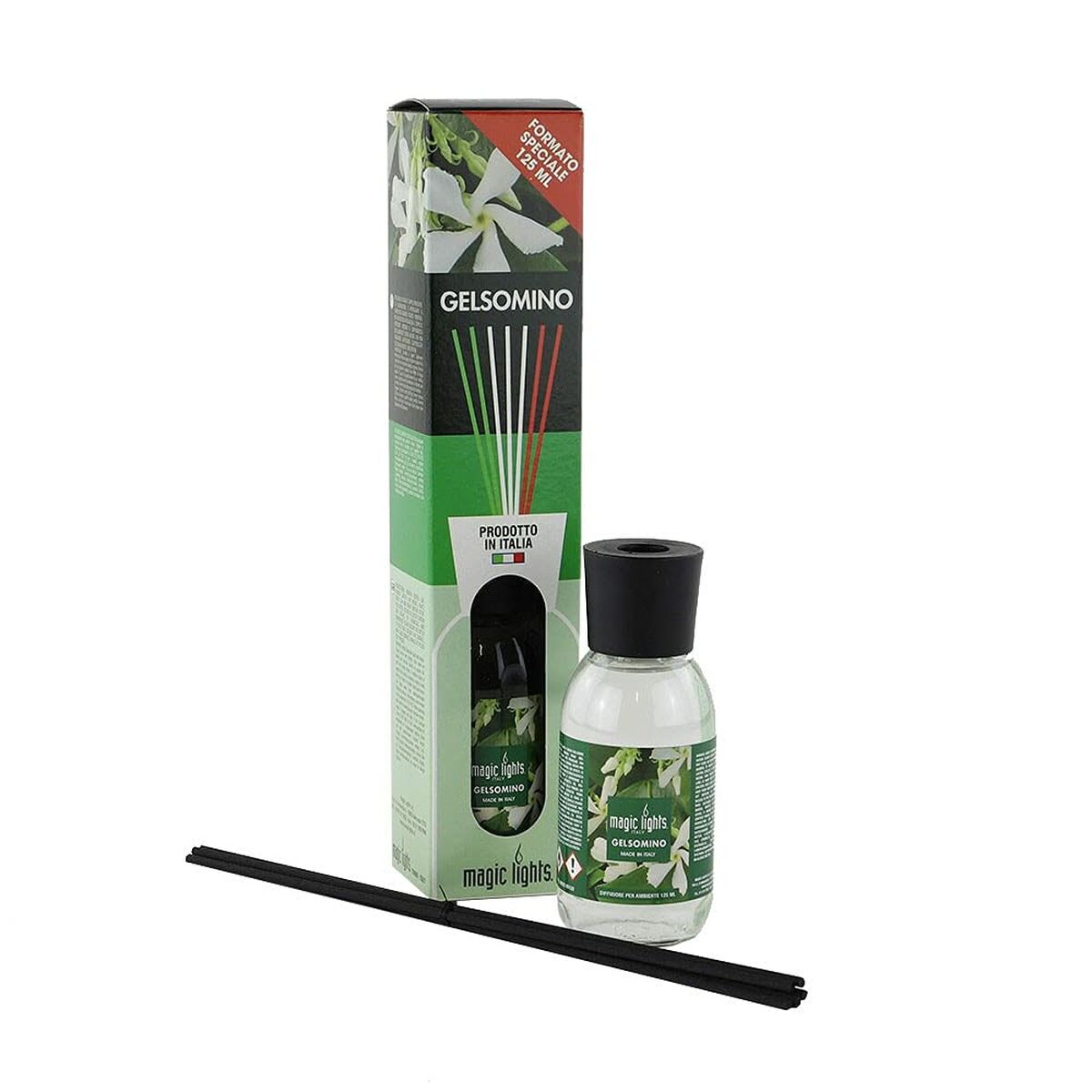 Ambientador Magic Lights Mikado Flores brancos (125 ml)