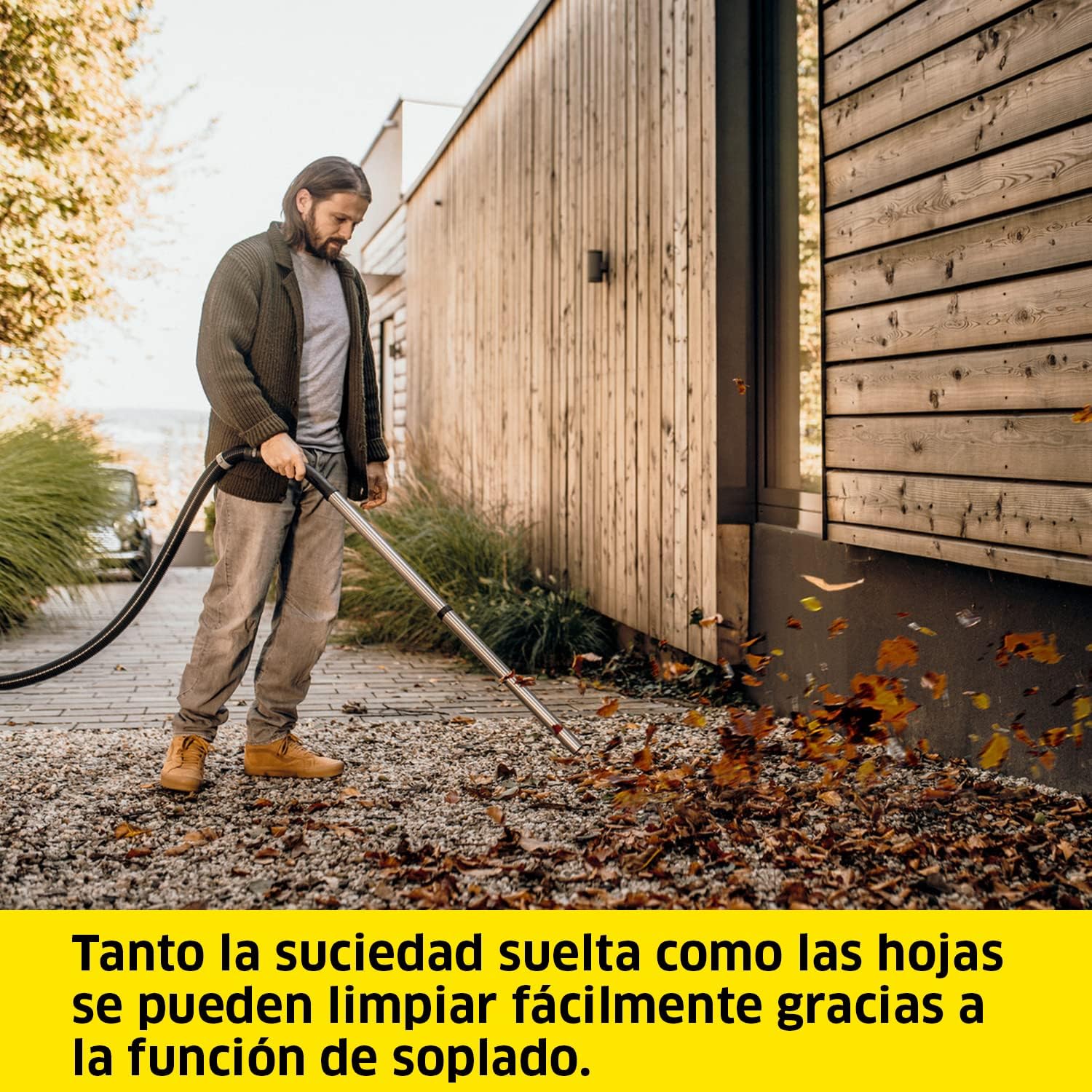 Kärcher, Aspirador a seco e húmido WD 2 Plus V-12/4/18/C, potência de 1000 W, inclui filtros e para chão e ranhuras, Yellow/Black, reservatório de plástico de 12 l, mangueira de sucção de 1,8 m