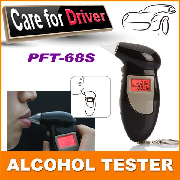 Detetor de Alcool no sangue, teste alcoolemia, porta-chaves, dispositivo de teste de álcool, LCD