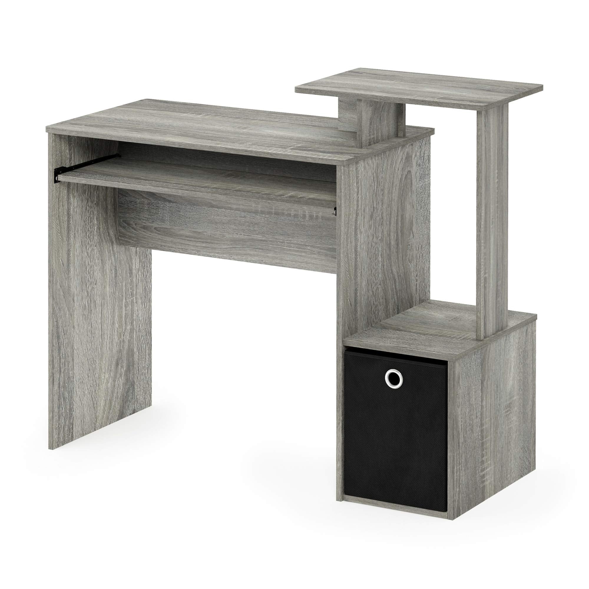 Furinno Secretária de computador preto/castanho