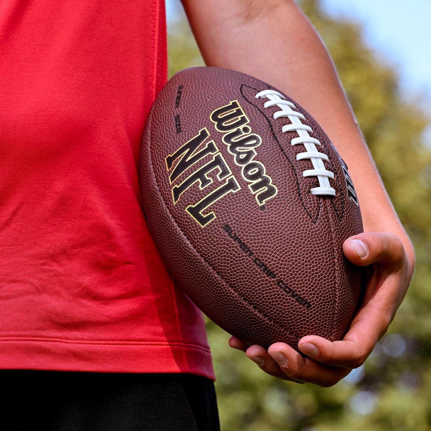 Wilson NFL Super Grip - Bola de futebol americano