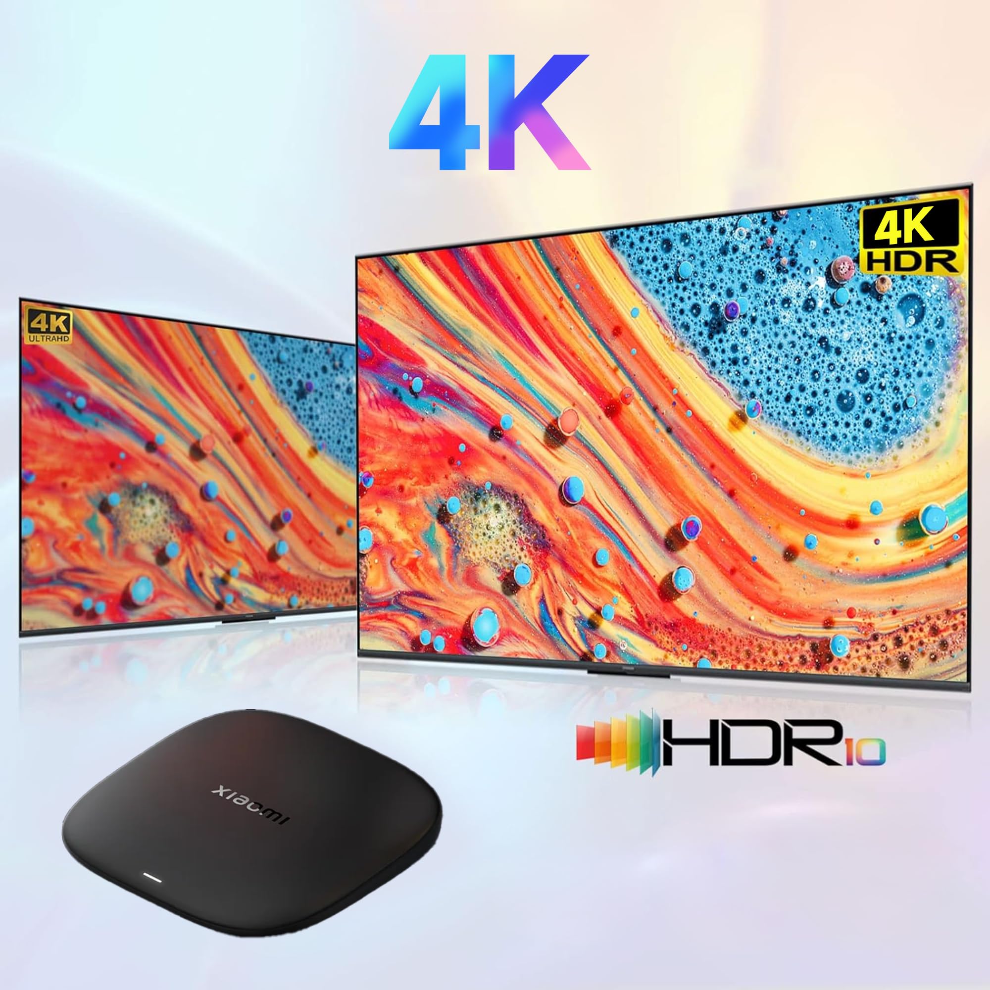 Xiaomi TV Box S (3ª geração), leitor multimédia de streaming 4K Ultra HD, 2 GB de RAM, 32 GB de memória, Smart TV Box, compatível com Google TV, Dolby Vision, HDR10+, Dolby Atmos, DTS-X, projeção sem fios, WiFi 6, preto