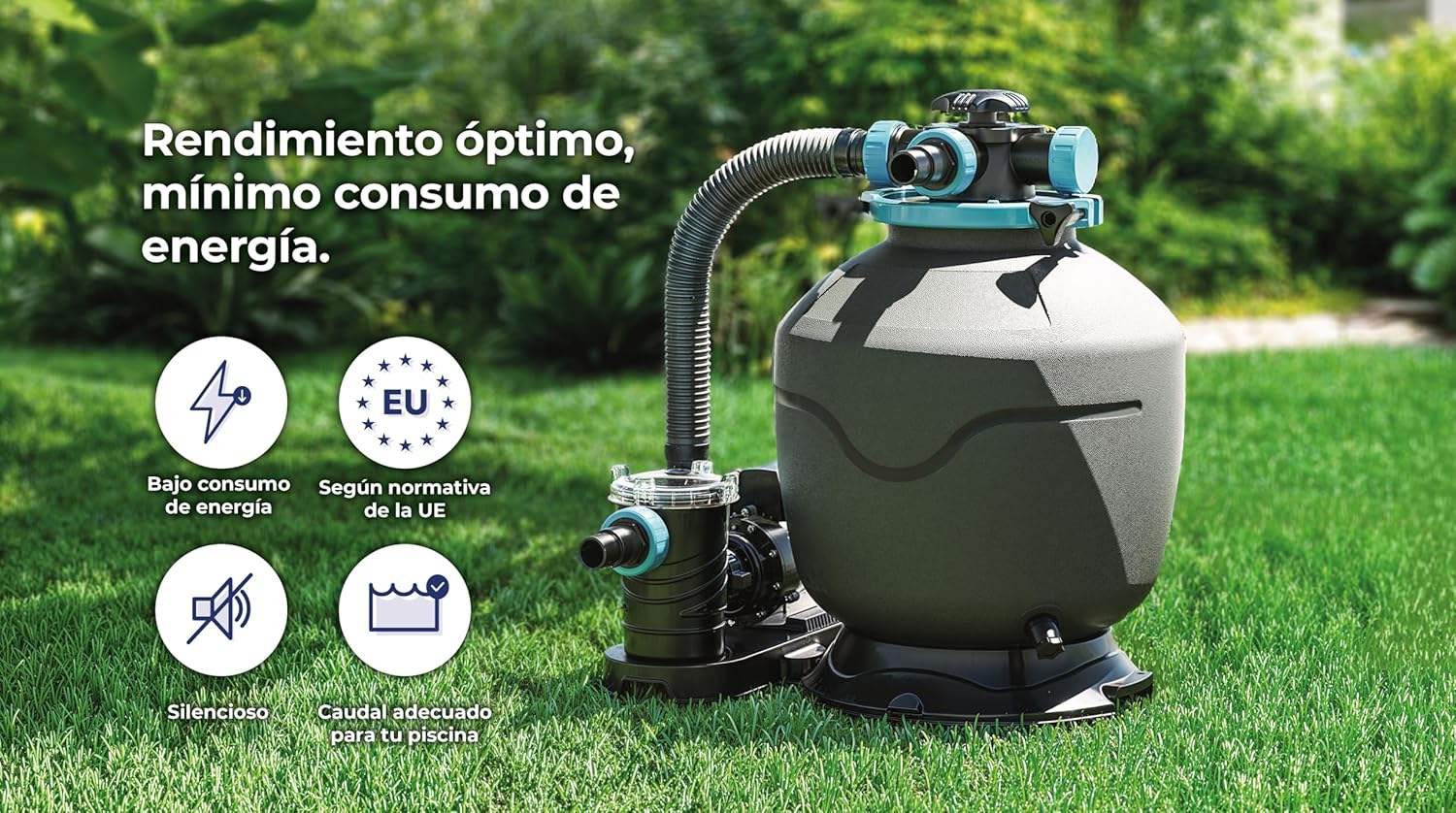 Gre KIT300W Piscina de aço elevada, redonda com aspeto de madeira, piscinas removíveis para jardim, 300 x 120 cm, pacífico