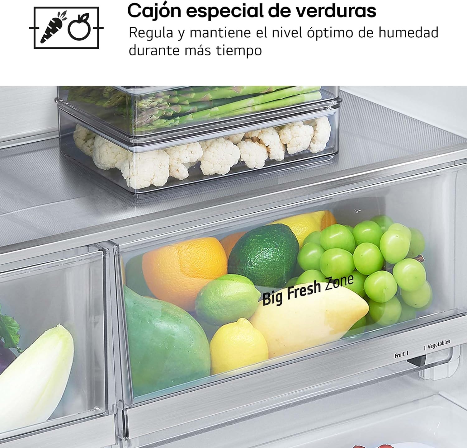 LG GML960PYBE - Frigorífico Americano, Nevera Americana Combi, Door Clooning+, Clasificación E, 641 L, Antihuellas, Color Inox