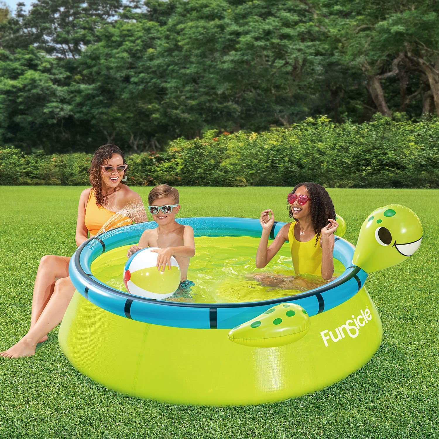 Piscina Auto stabile Funsicletortue Ø 1,83 m x 51 cm
