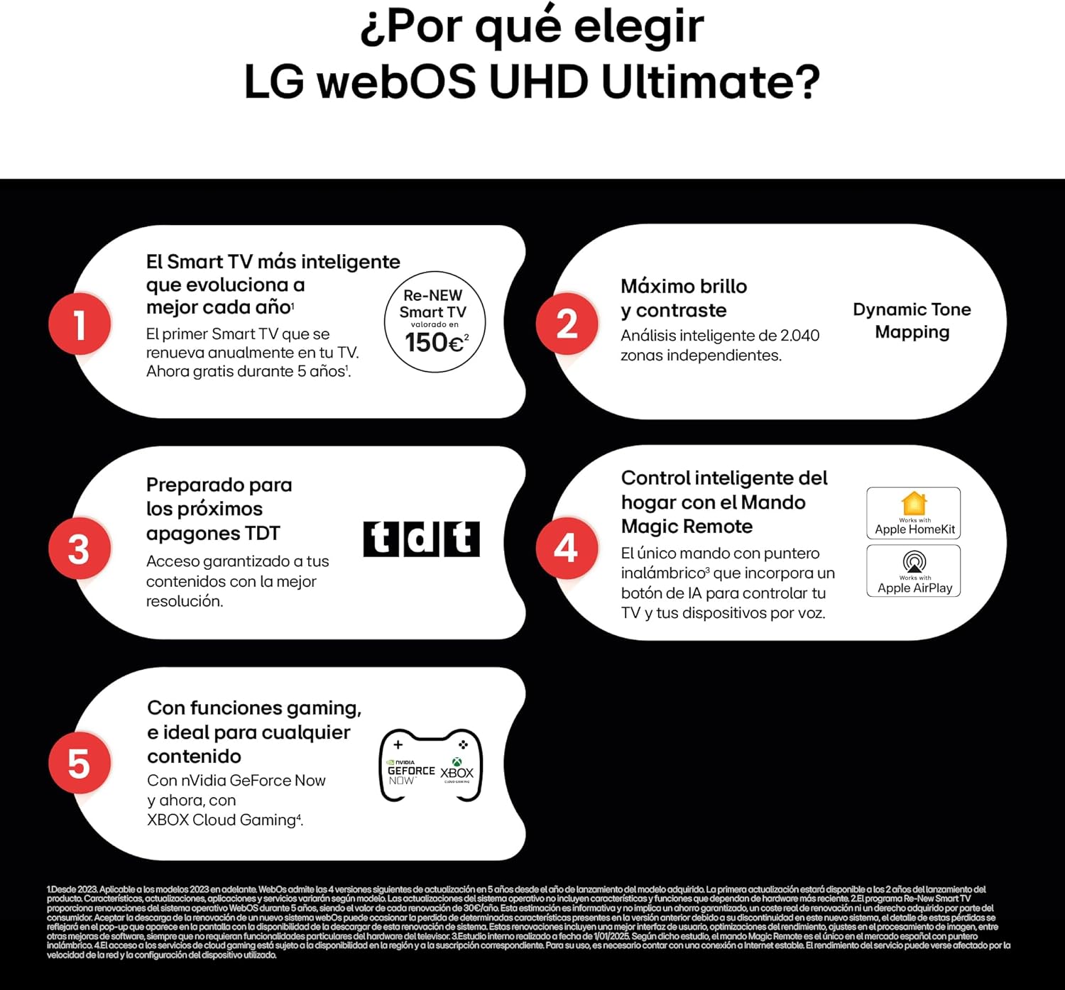 LG 43UA73006LA Televisão 43", UHD 4K, WebOS 25, Ultimate IA, HDR10 Pro, Super Upscaling, Dolby Digital Plus, Google Assistant, preto