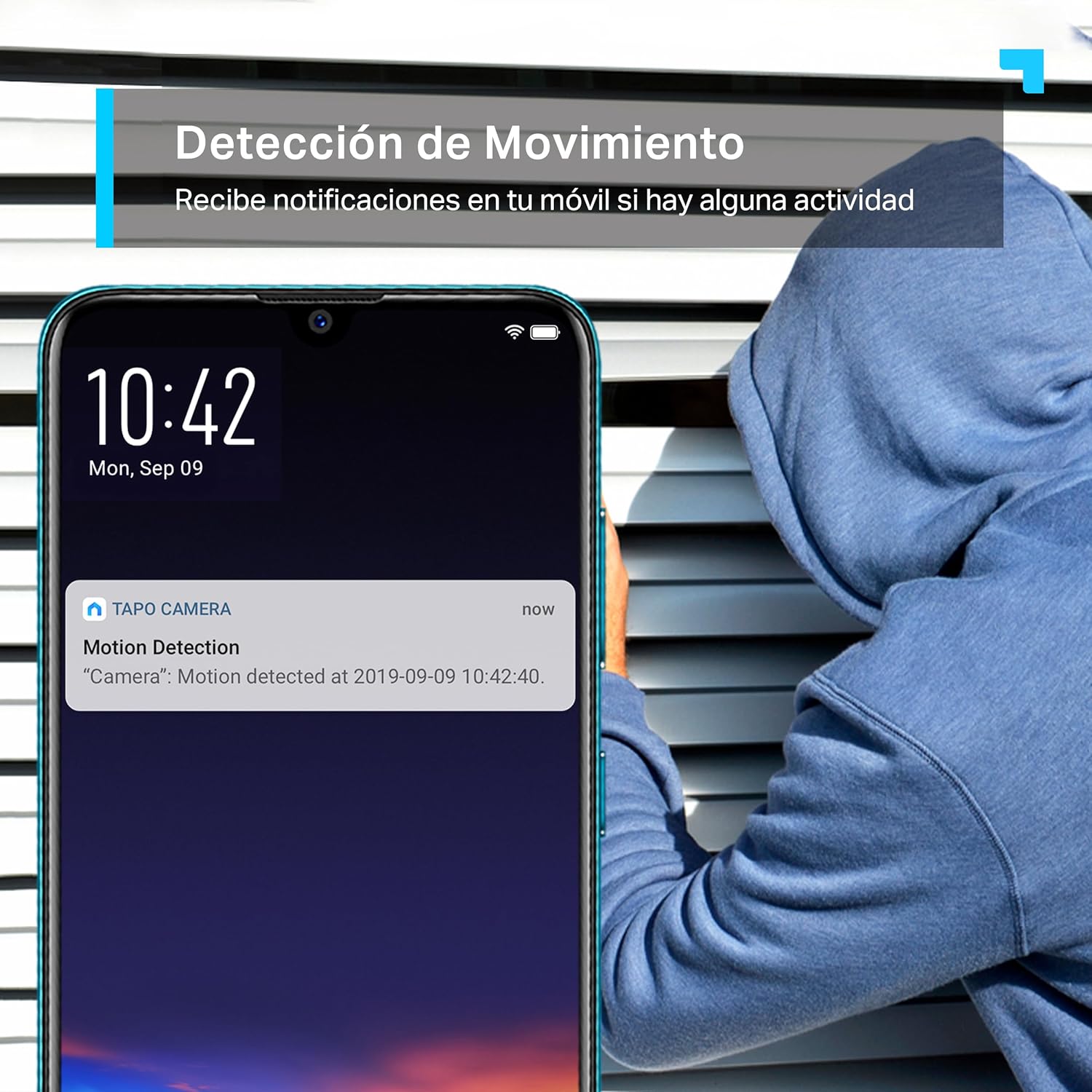 Câmara Wi-Fi interior TP-Link de 3 MP (2K), câmara de vigilância, visão noturna, notificações em tempo real, armazenamento em nuvem e MicroSD de até 256 GB, Alexa e Google Assistant (Tampa C210)