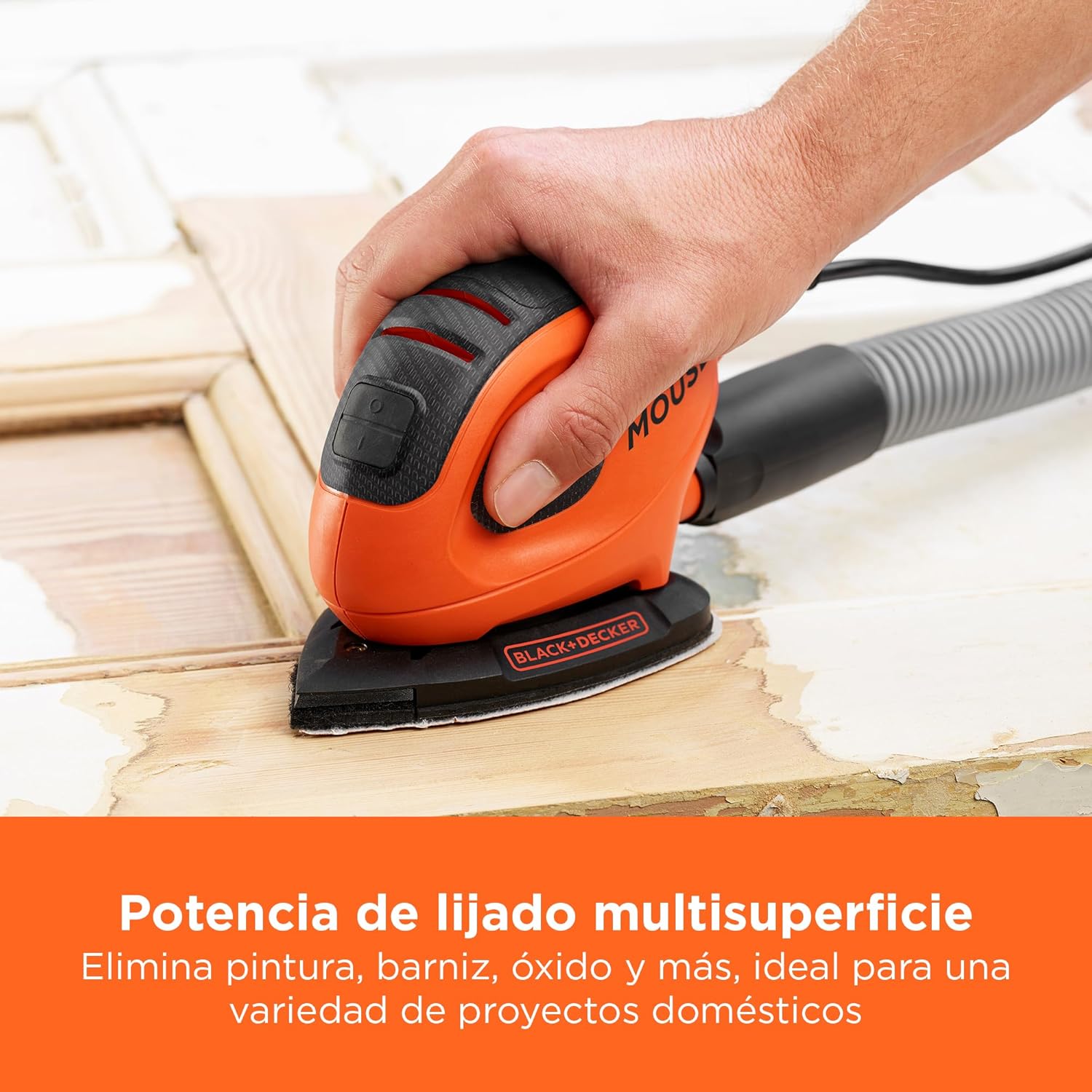 BLACK + DECKER BEW230BC-QS Mouse, Lixadeira de detalhe, 55 W