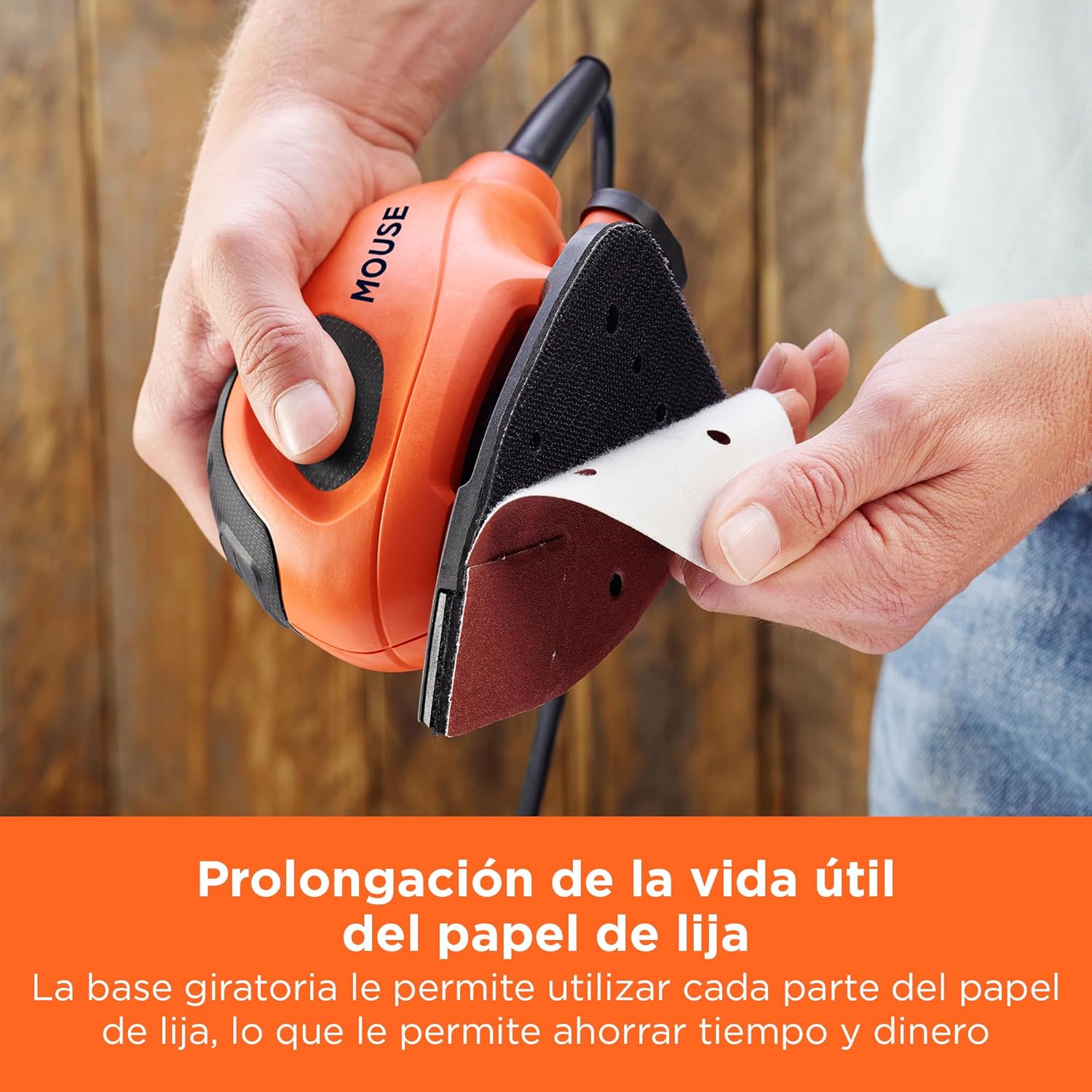 BLACK + DECKER BEW230BC-QS Mouse, Lixadeira de detalhe, 55 W