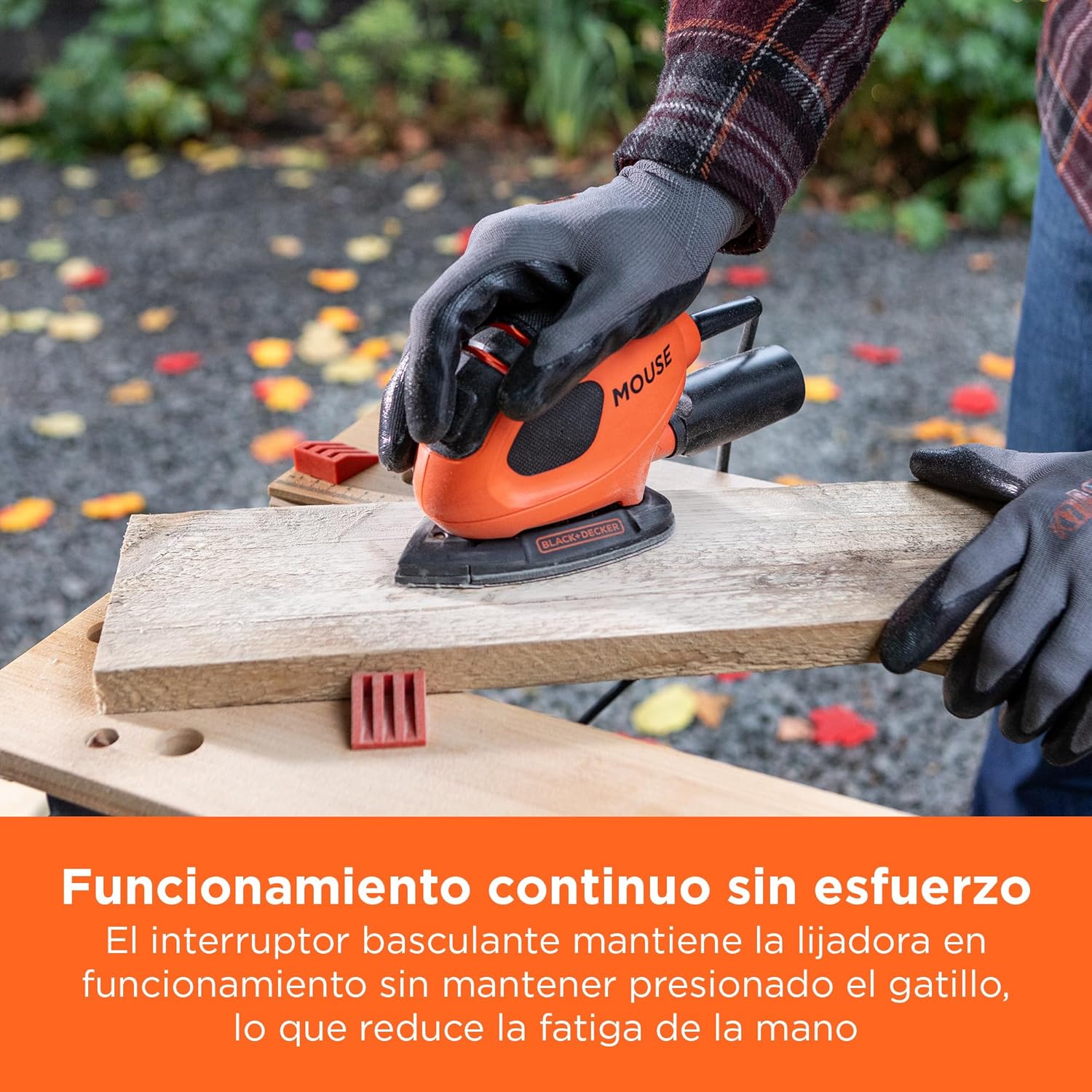 BLACK + DECKER BEW230BC-QS Mouse, Lixadeira de detalhe, 55 W