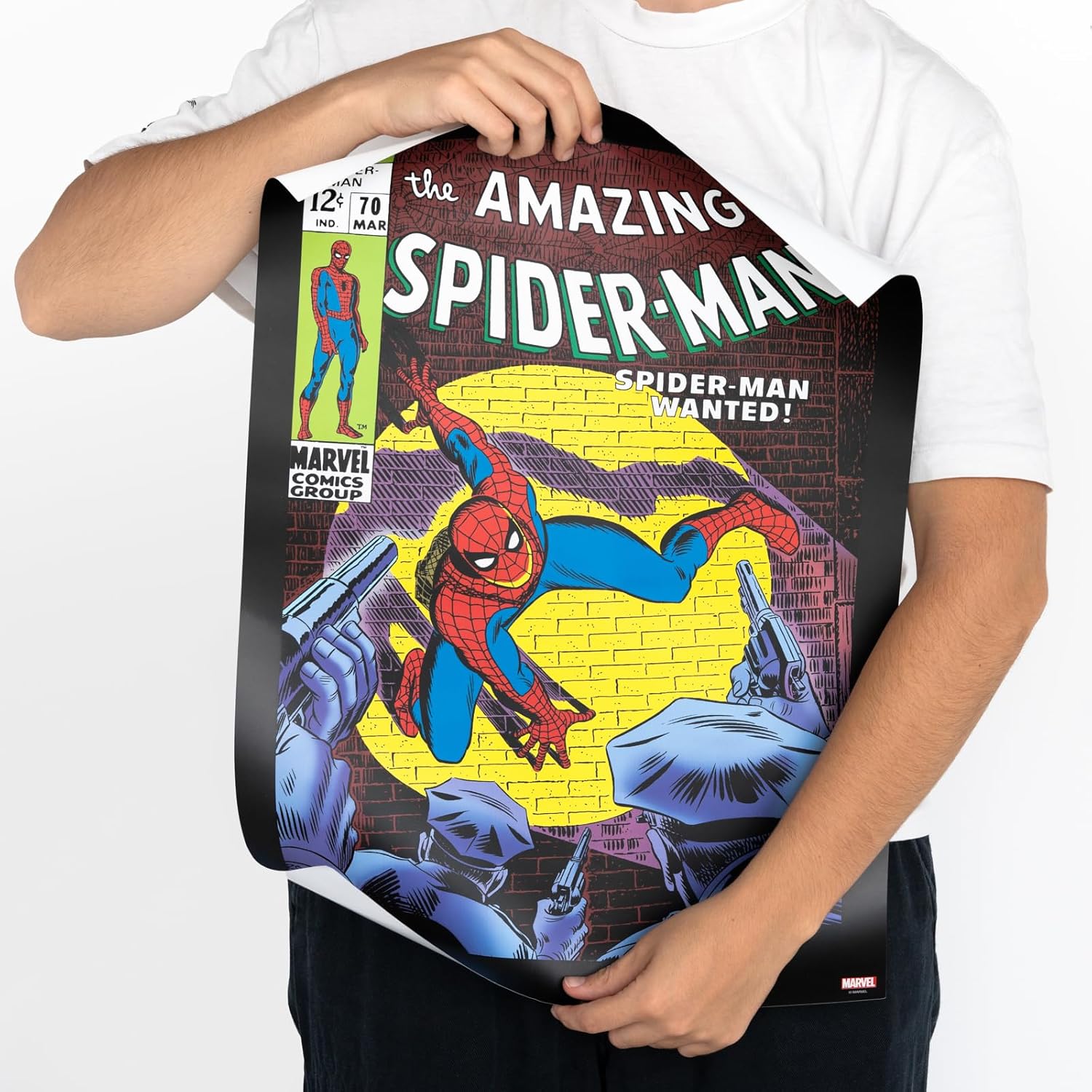Grupo Erik Póster Marvel Spiderman, 2 cartazes para parede: Laminas decorativas, decoração Spiderman aniversário: Pósteres decorativos (38 x 52 cm)