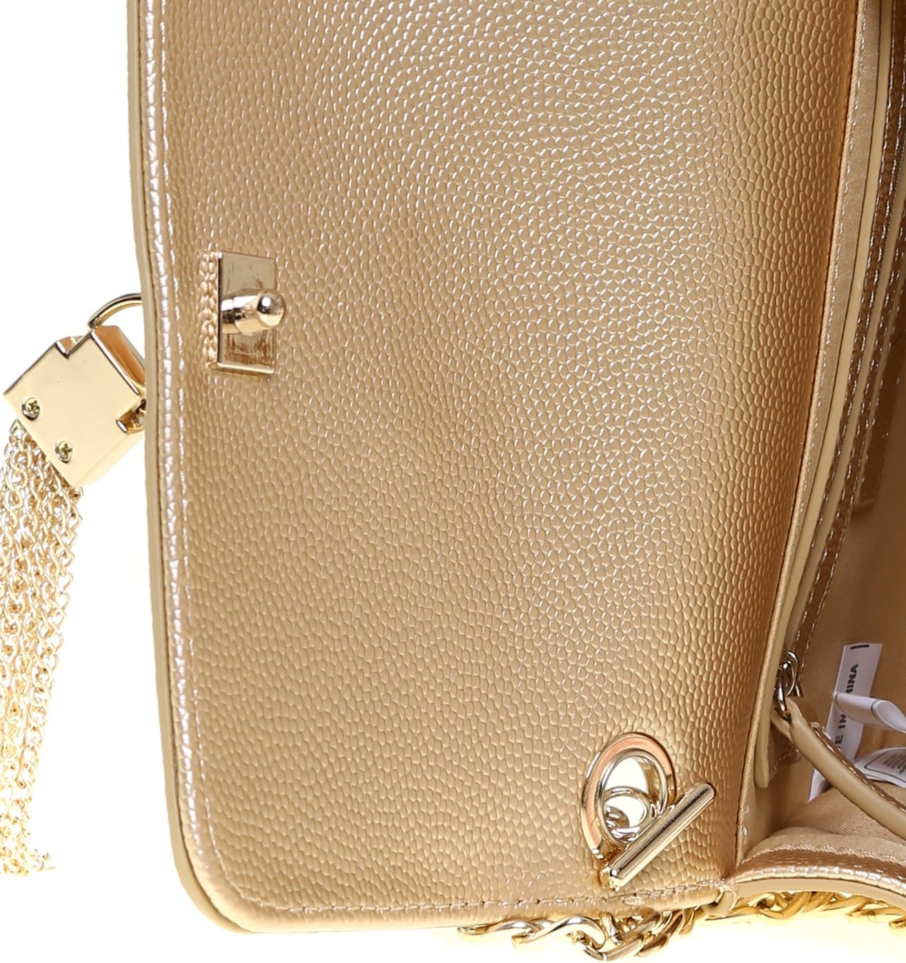 Valentino by Mario Valentino Divina, Mala para mulher, prata, 5 x 11,5 x 17 cm (B x H x T)