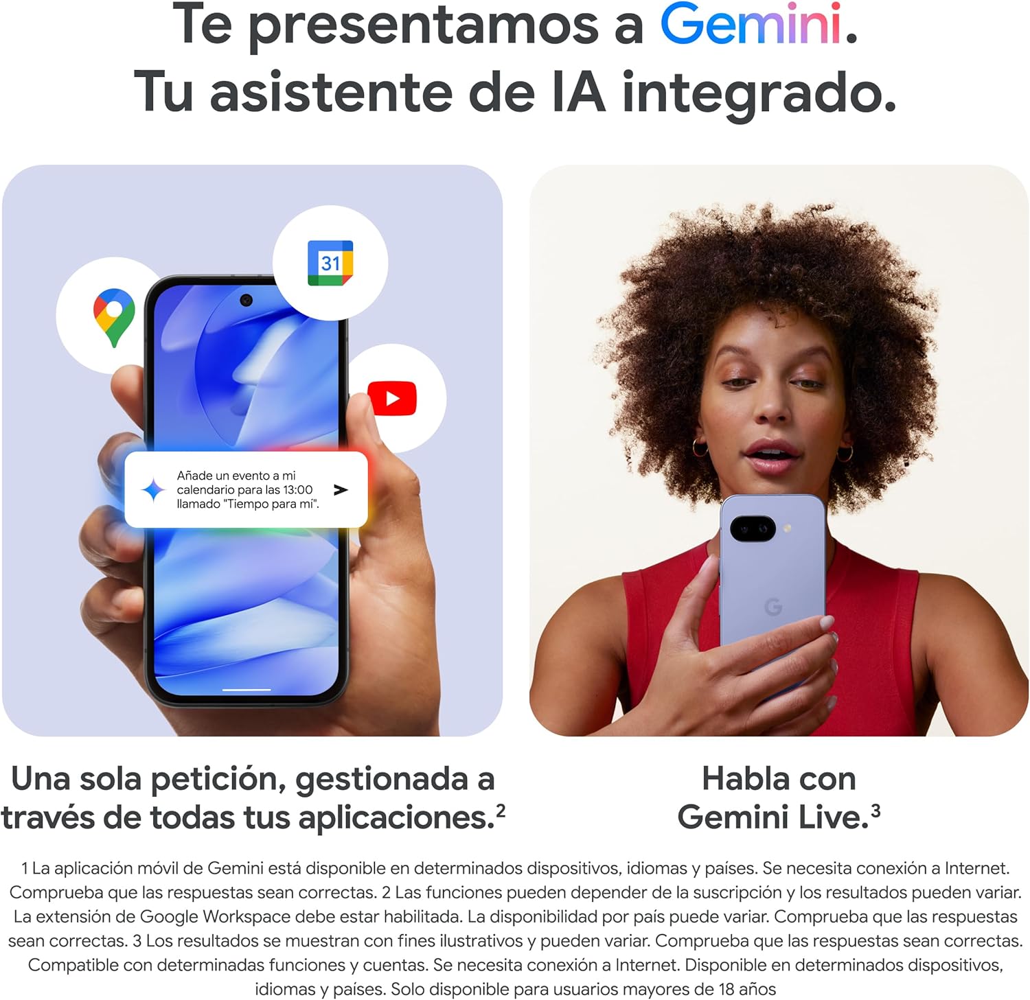 Google Pixel 9a – Smartphone Android Libre con cámara con IA, batería para Todo el día y potentes Funciones de Seguridad – Obsidiana, 128GB
