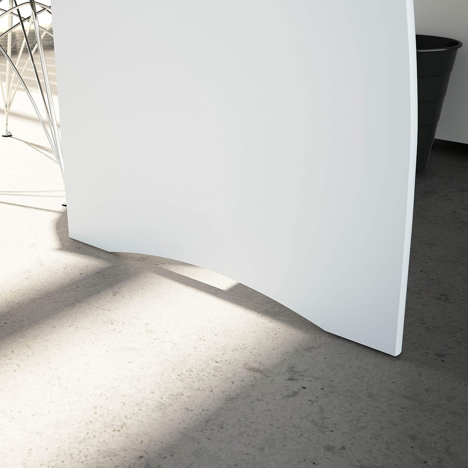 Habitdesign Mesa de Despacho con 3 Cajones, Mesa de Oficina o Estudio, Modelo Stil, Acabado en Balnco Artik y Roble Canadian, Medidas: 136 cm (Ancho) x 67 cm (Fondo) x 74 cm (Alto)