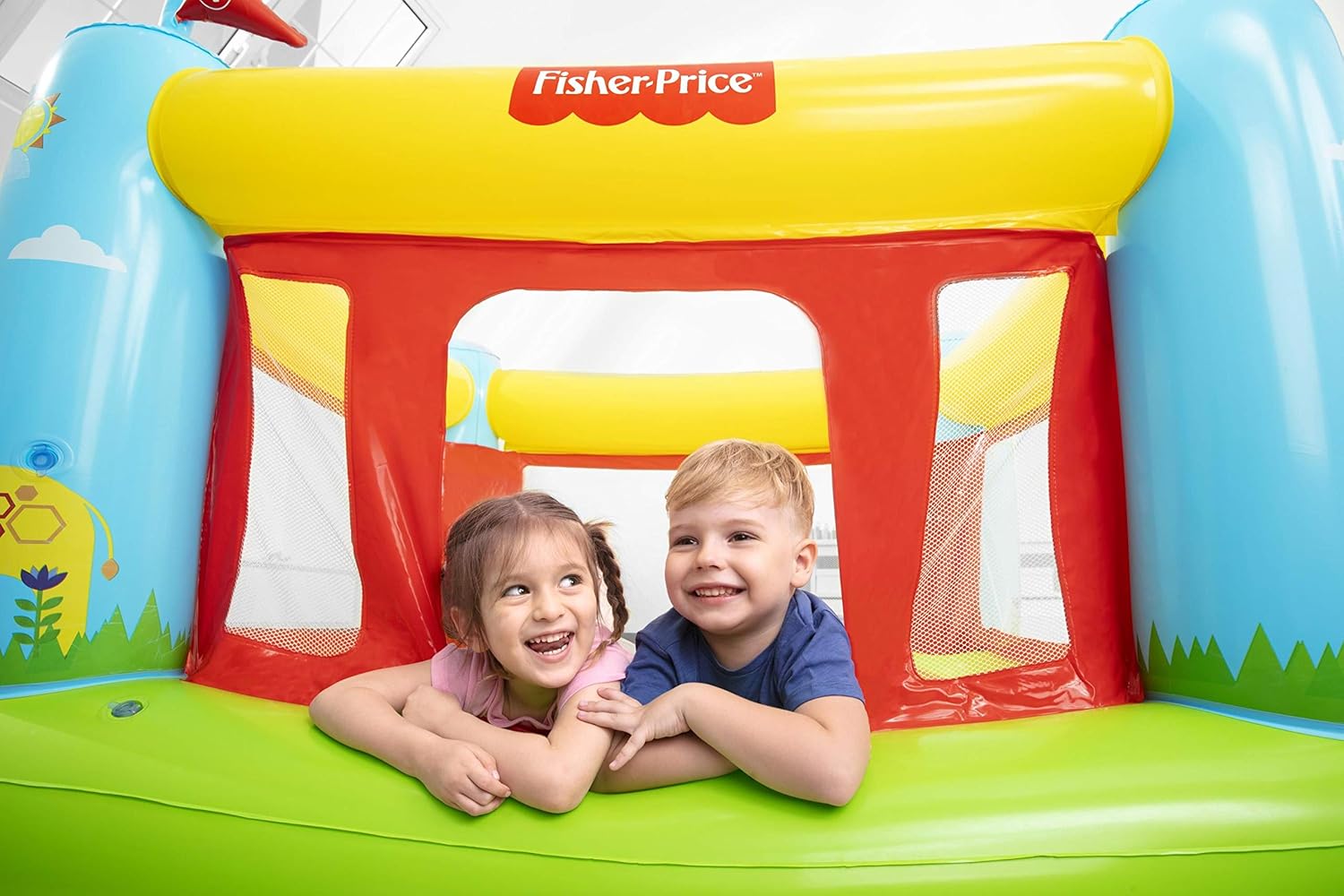 Bestway- Fisher Price Licensing Castillo Hinchable, Multicolor (6942138973716)