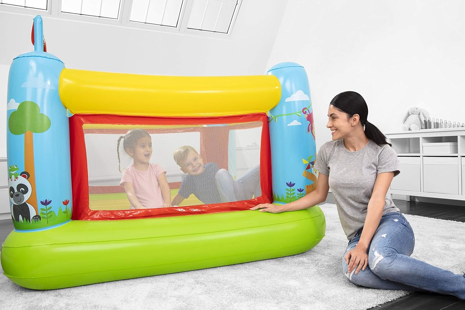 Bestway- Fisher Price Licensing Castillo Hinchable, Multicolor (6942138973716)