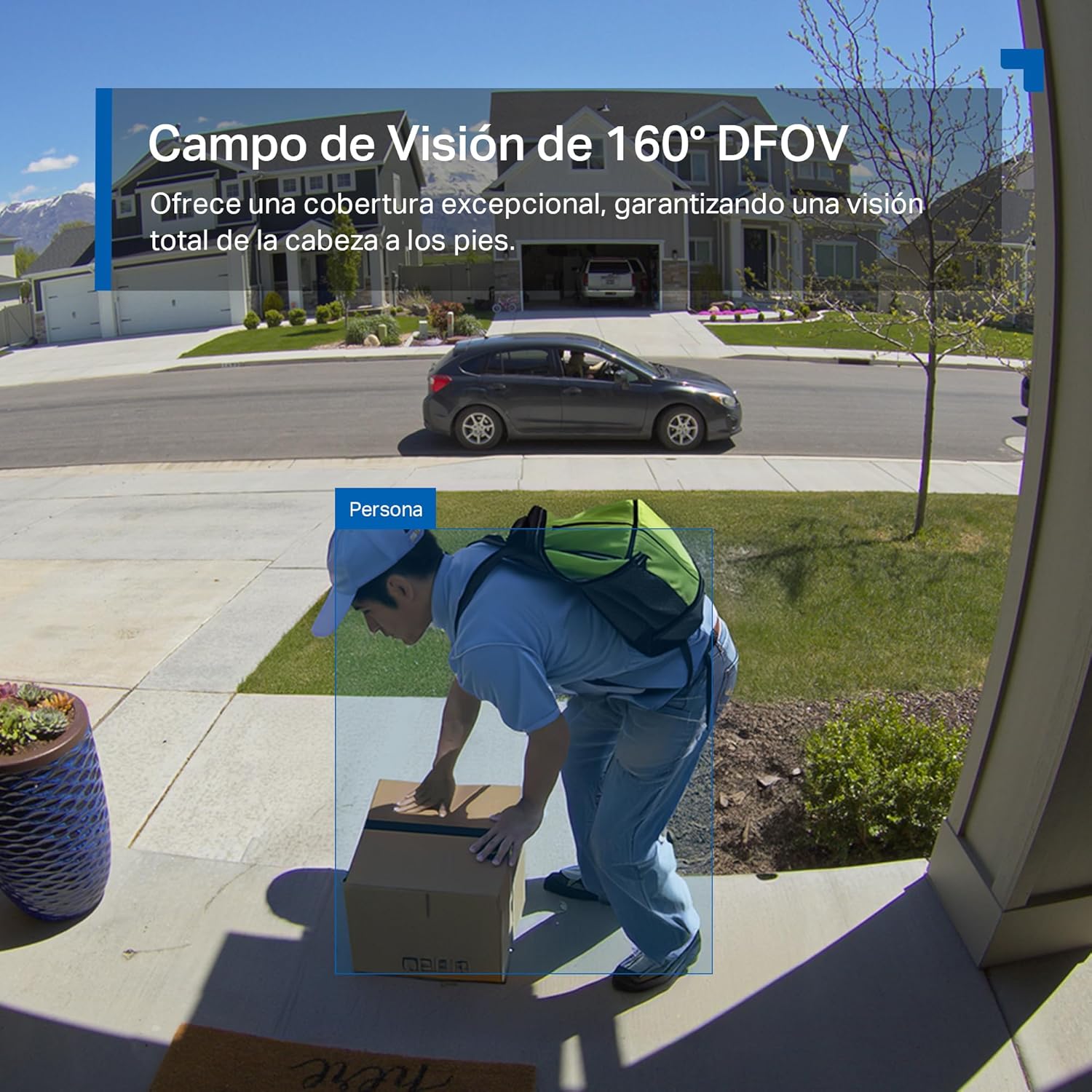 Tapo D210 Timbre Inalámbrico con Cámara 2K, Timbre Videoportero WiFi Exterior Impermeable, Detección de Movimiento Inteligente, Visión Nocturna, Audio Bidireccional, Alerta, en Tarjeta SD/Nube