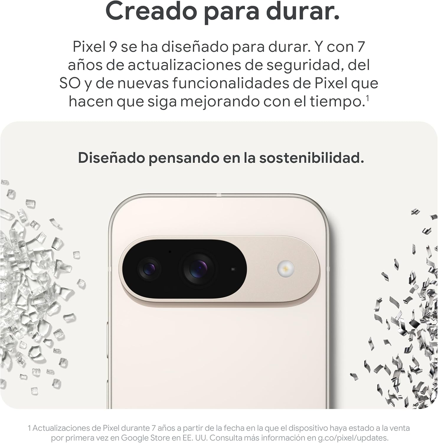 Google Pixel 9 con Cargador USB-C de 45 W - Smartphone Android Desbloqueado con Gemini, cámara Avanzada, batería con una autonomía de 24 Horas y Pantalla Actua de 6,3" - Obsidiana, 128GB