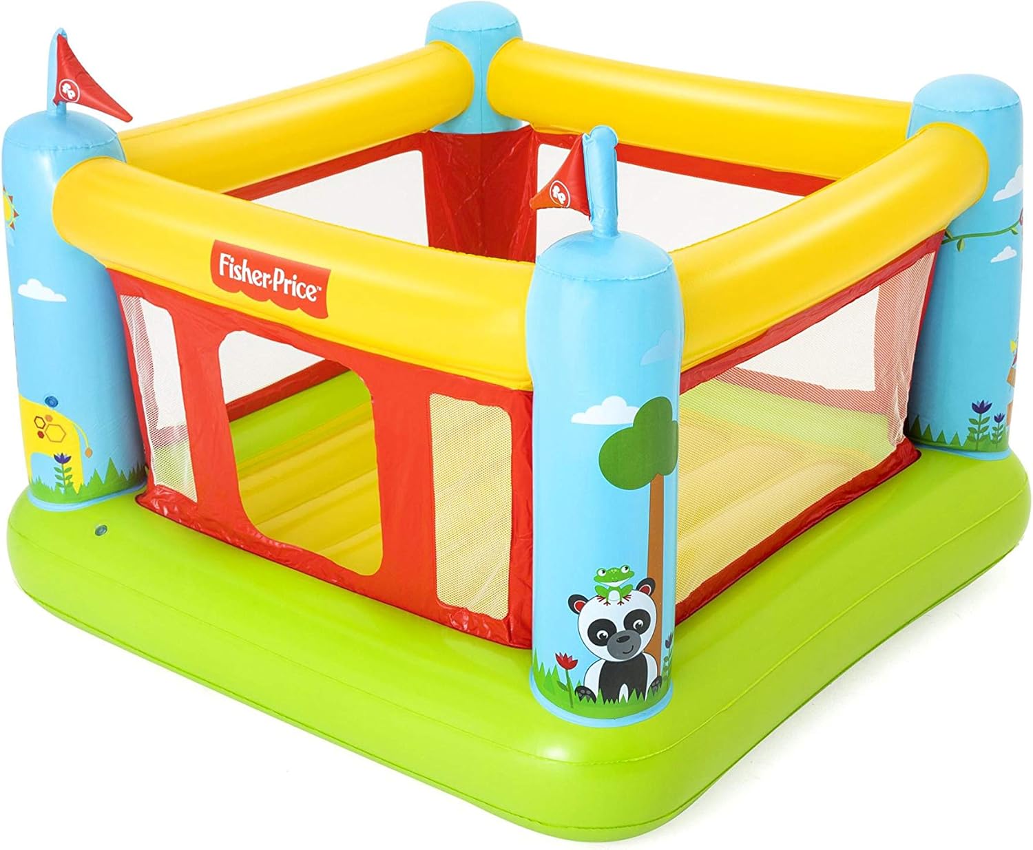 Bestway- Fisher Price Licensing Castillo Hinchable, Multicolor (6942138973716)