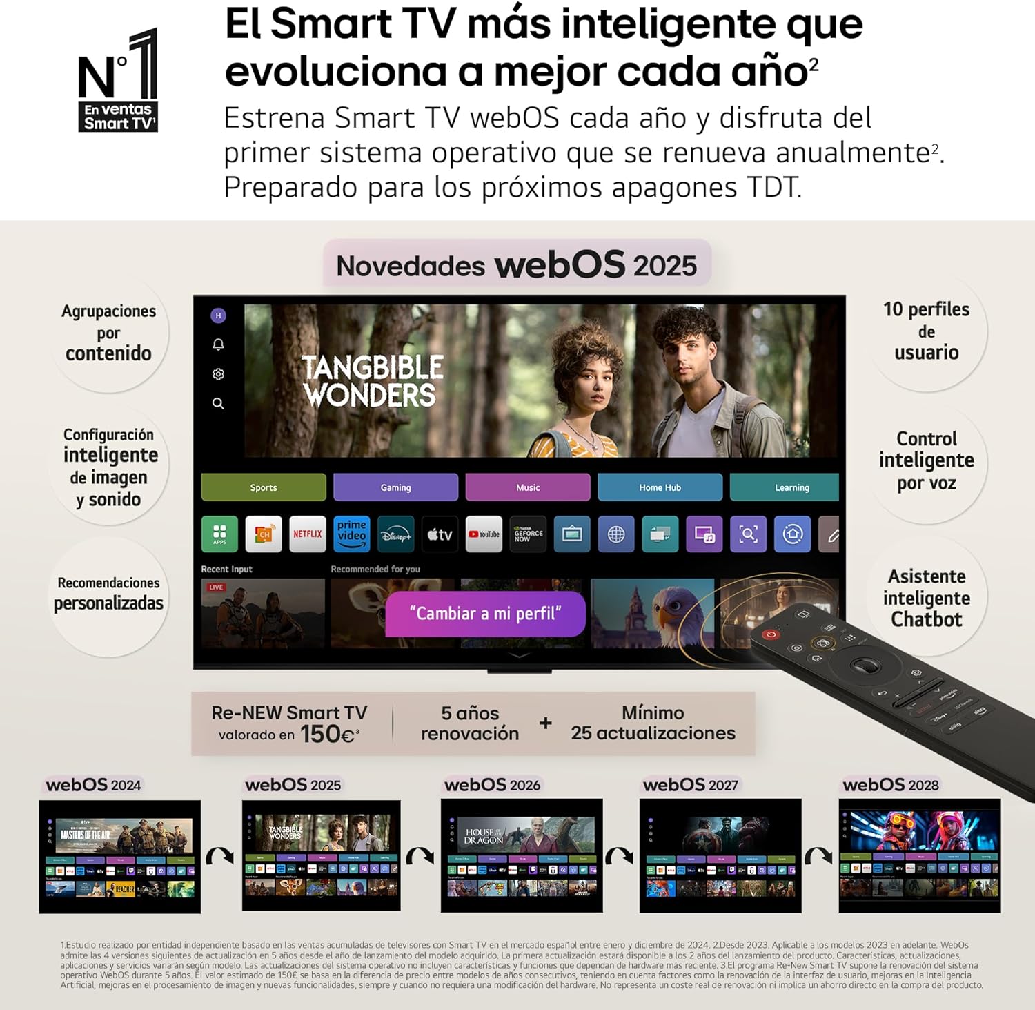 LG 43UA73006LA Televisão 43", UHD 4K, WebOS 25, Ultimate IA, HDR10 Pro, Super Upscaling, Dolby Digital Plus, Google Assistant, preto