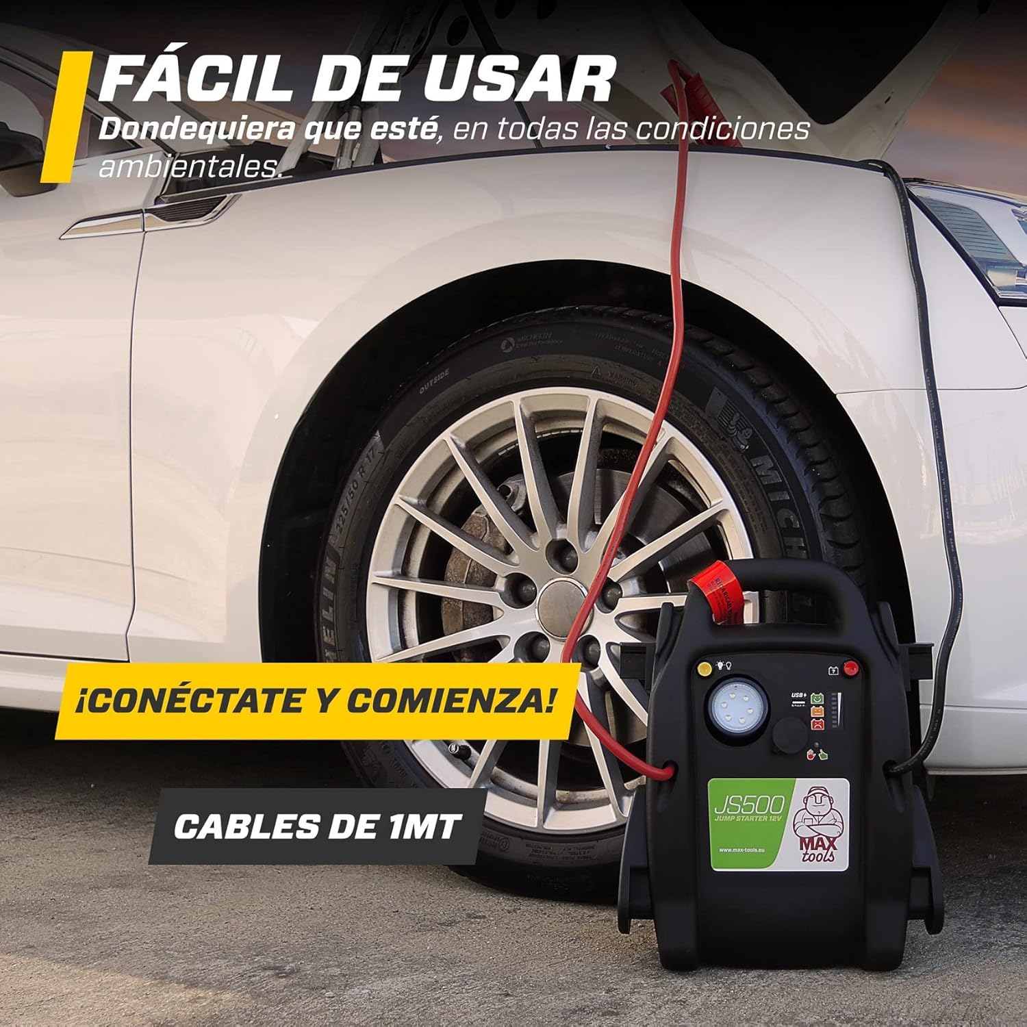 MAXTOOLS Arrancador de carro