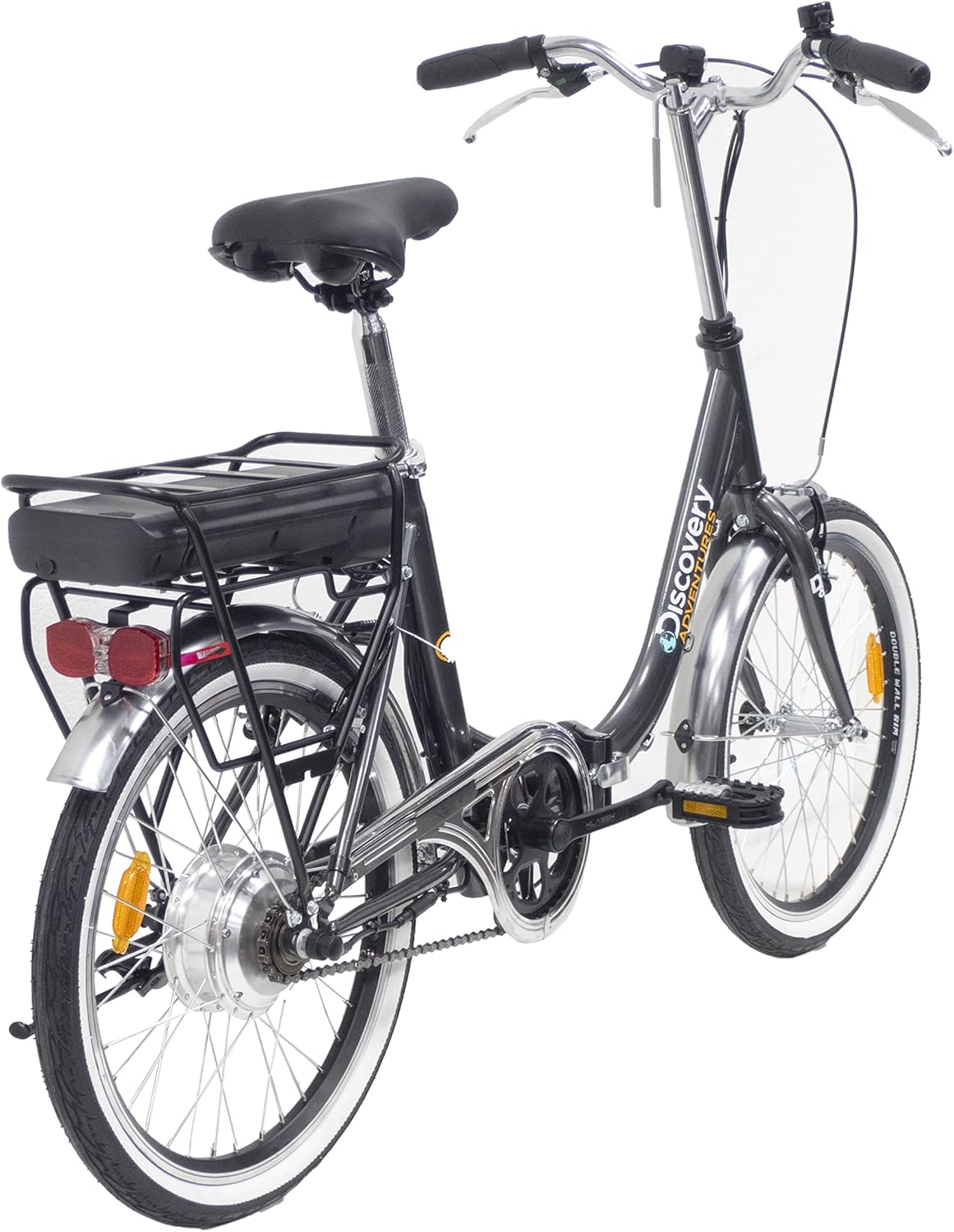 Discovery E1000 Rear Motor 24v bicicleta elétrica dobrável 20" cor preta antracite, adultos unissexo, cinzento-escuro metalizado