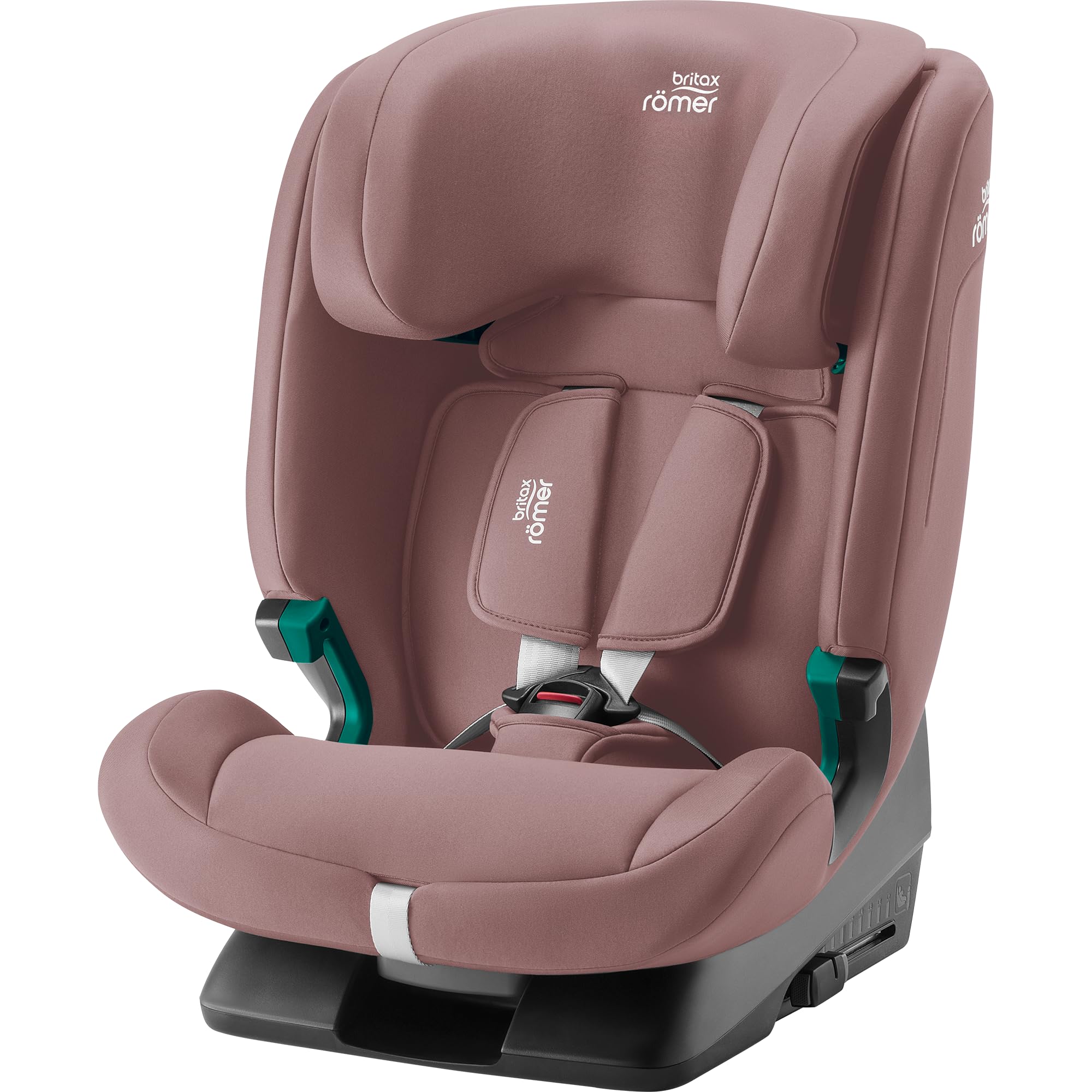 BRITAX RÖMER Silla Coche EVOLVAFIX, con ISOFIX, niños de 76-150 cm (i-Size), 15 meses a 12 años, Space Black