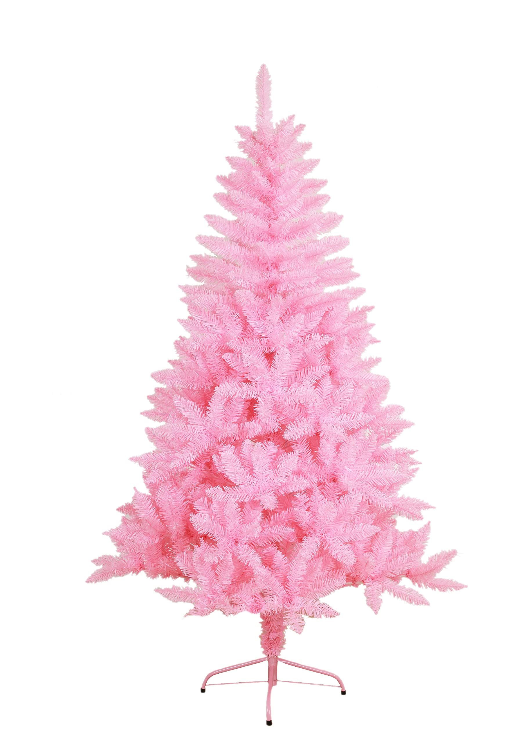 Árvore de Natal artificial extra enchimento, árvores com folhas de espumilhão de 150 cm a 300 cm de primeira qualidade, super natural C / suporte metálico. (verde, 150 cm 380 dicas)