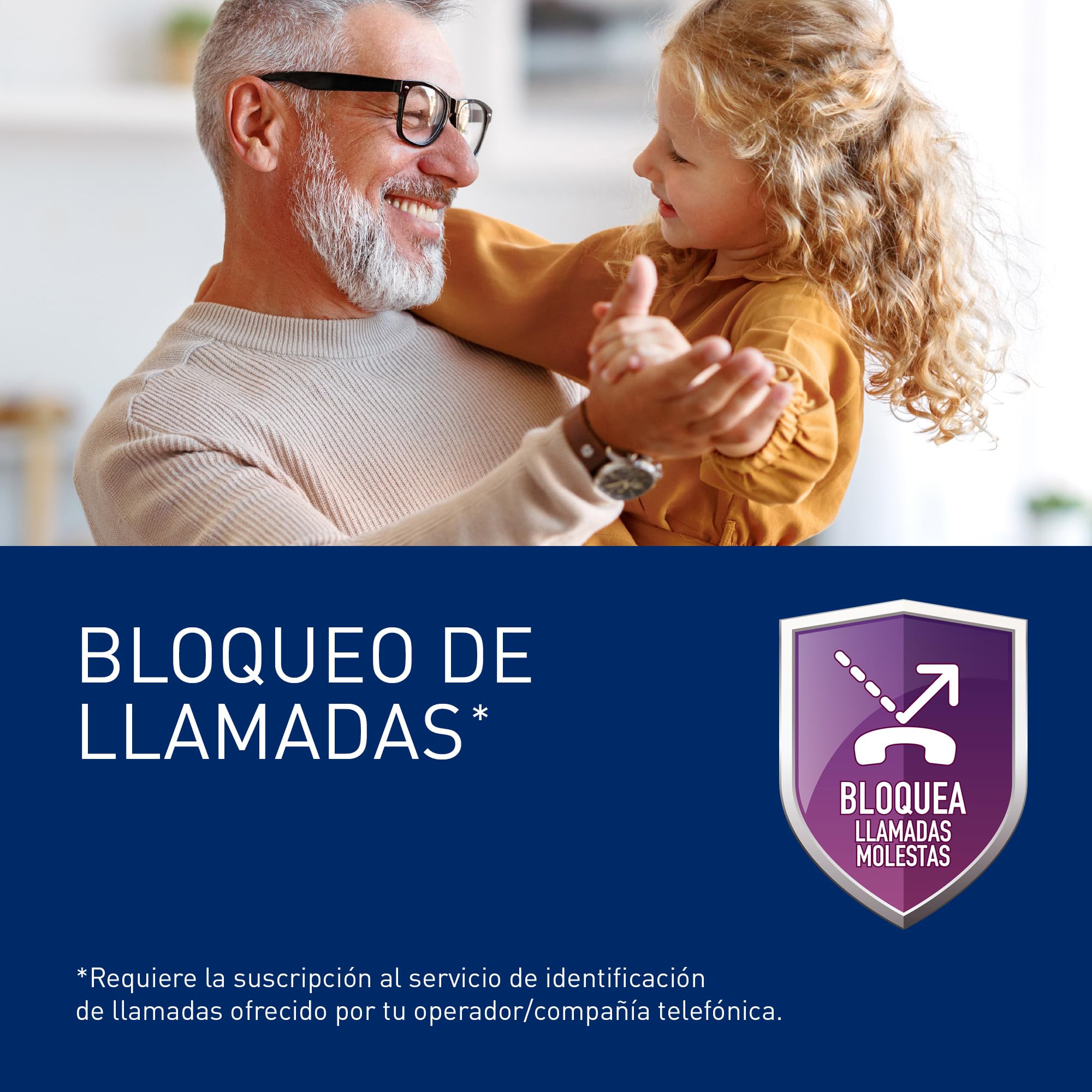 Panasonic KX-TG1611SPH - Telefone fixo sem fio DECT, LCD, identificador de chamadas, agenda para 50 números, tecla de navegação, alarme, relógio, cor preta