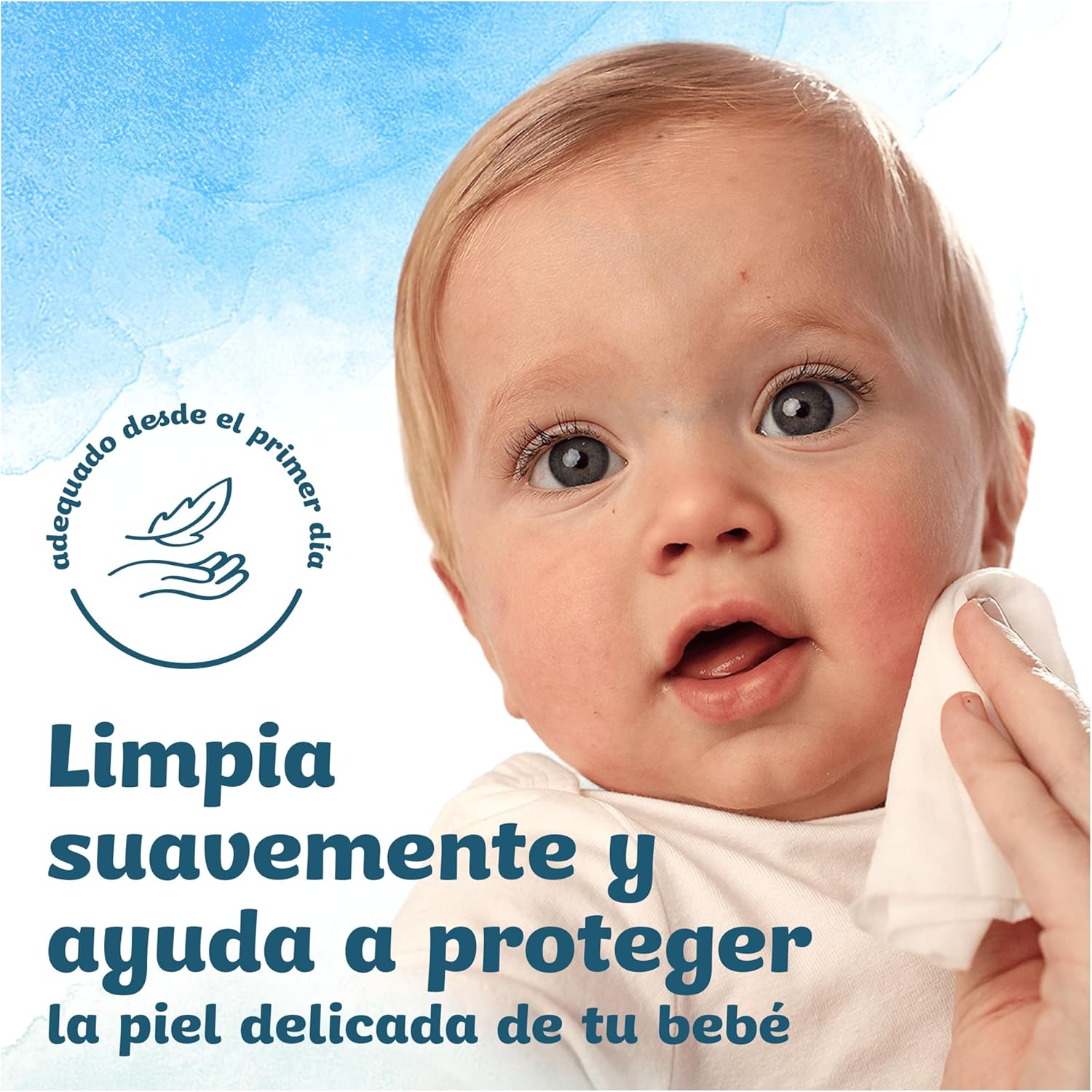 Dodot Toallitas Pure Aqua Para Bebé, 864 Toallitas (18 Packs de 48 Unidades), Ayuda A Restaurar El PH Natural De La Piel, 99% Agua, Sin plástico